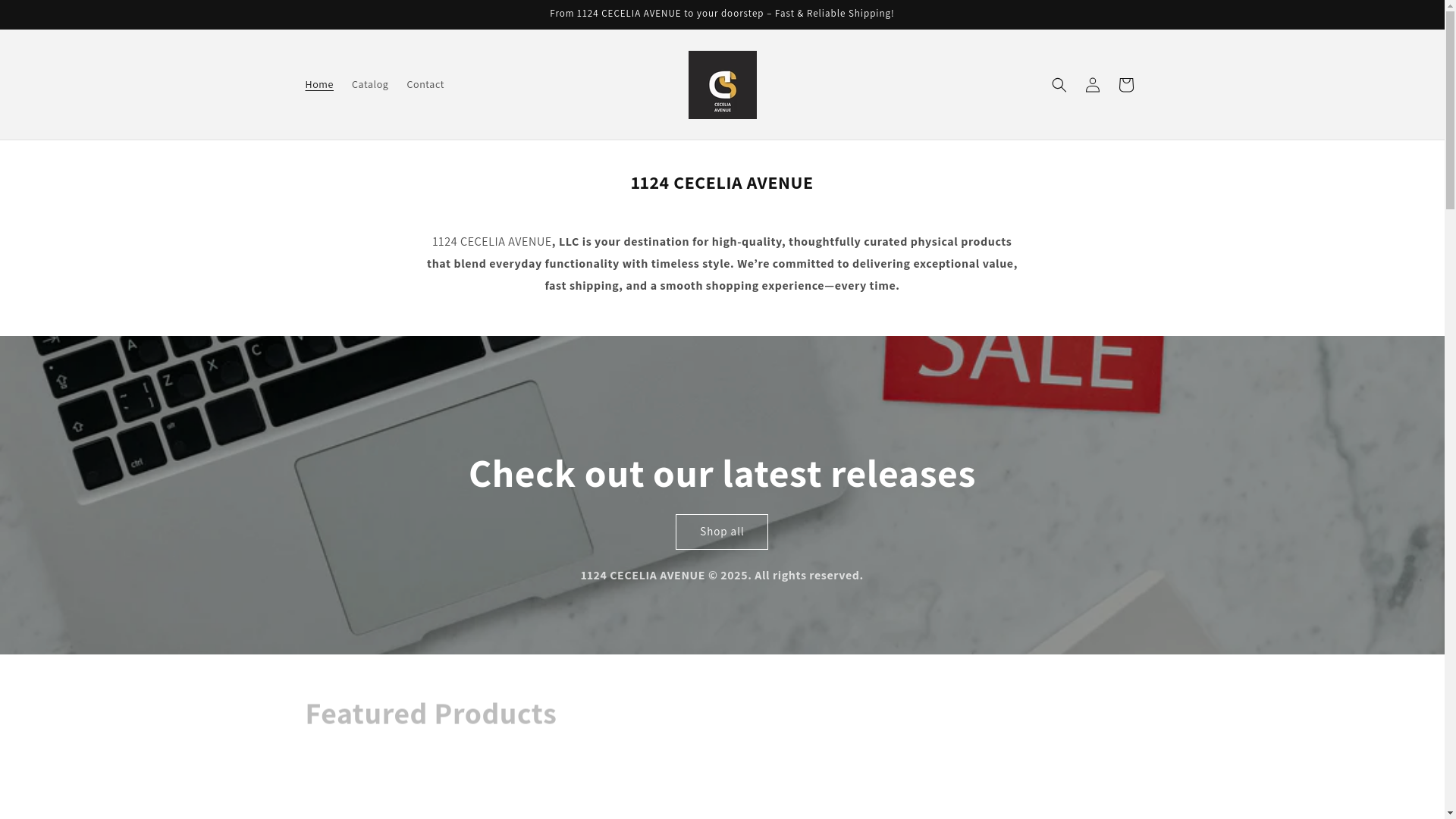 website screenshot of https://ceceliaavenueparts.shop/