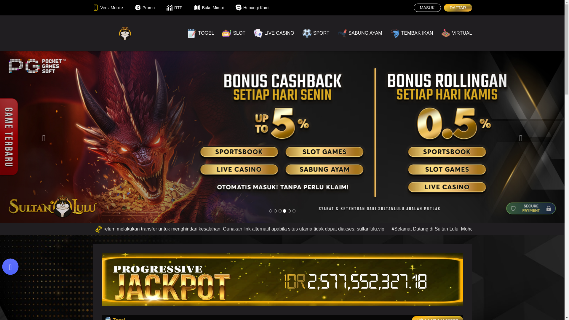 website screenshot of https://sultanlulu.online/