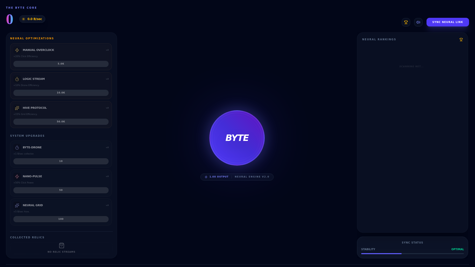 website screenshot of https://byteclicker.pages.dev/
