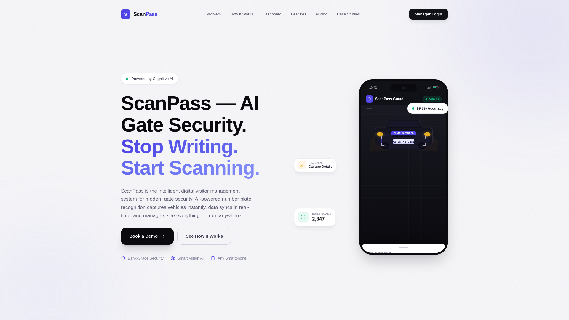 website screenshot of https://scanpass.in/
