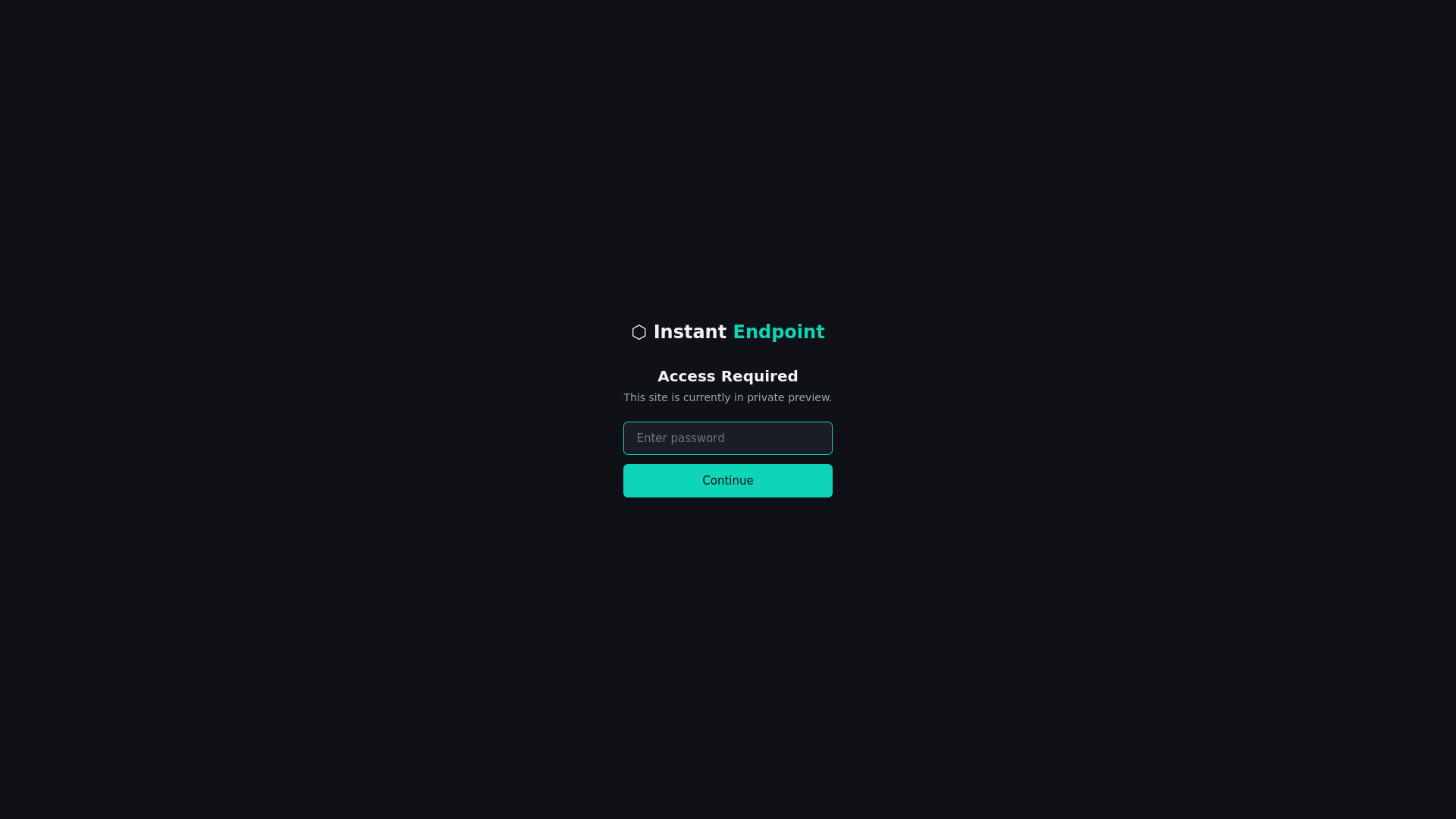 website screenshot of https://instantendpoint.pages.dev/