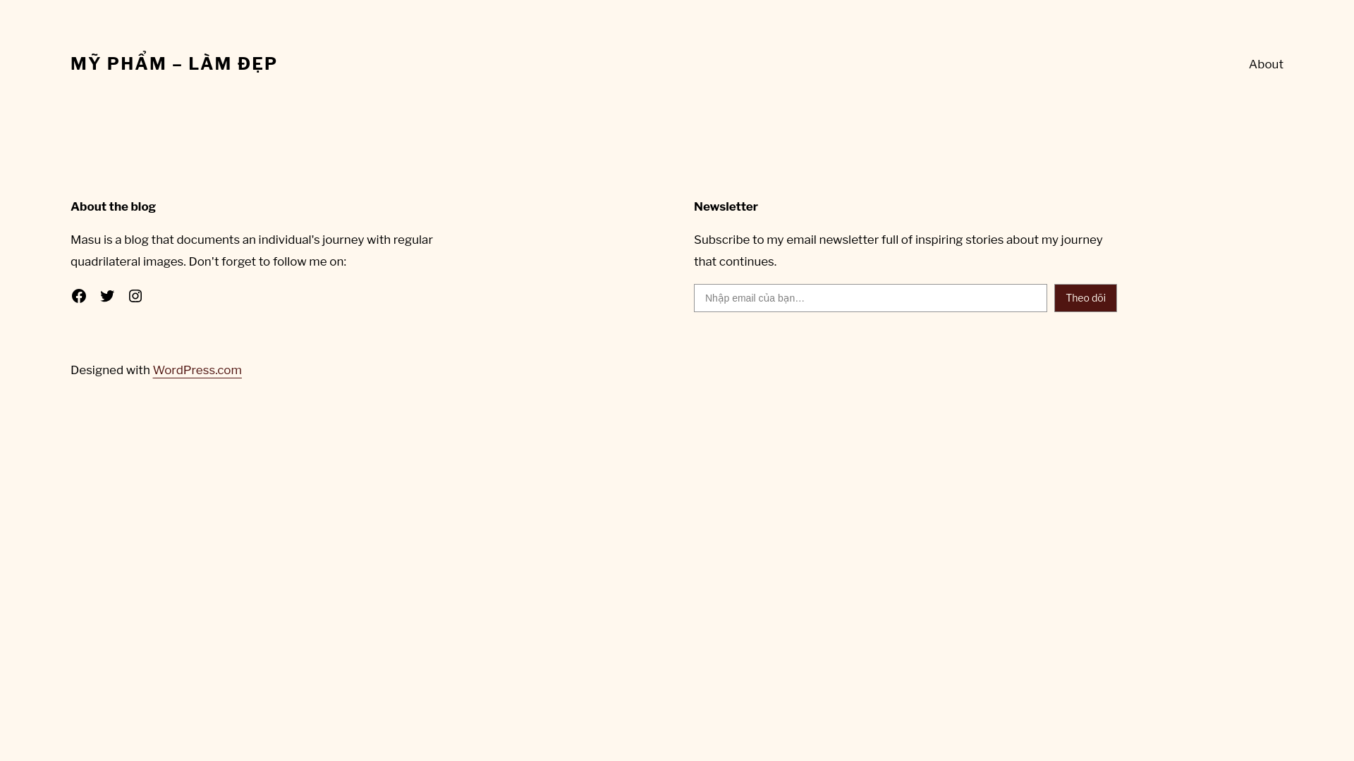 website screenshot of https://hanievietnams.com/