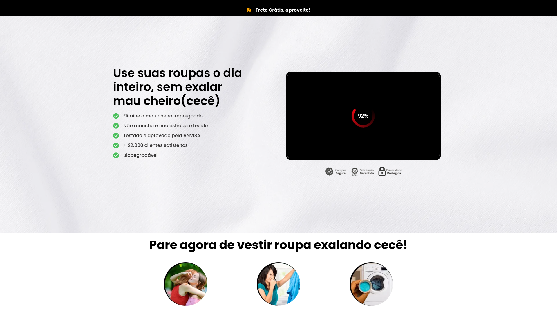 website screenshot of https://salvaroupaoficial.com.br/