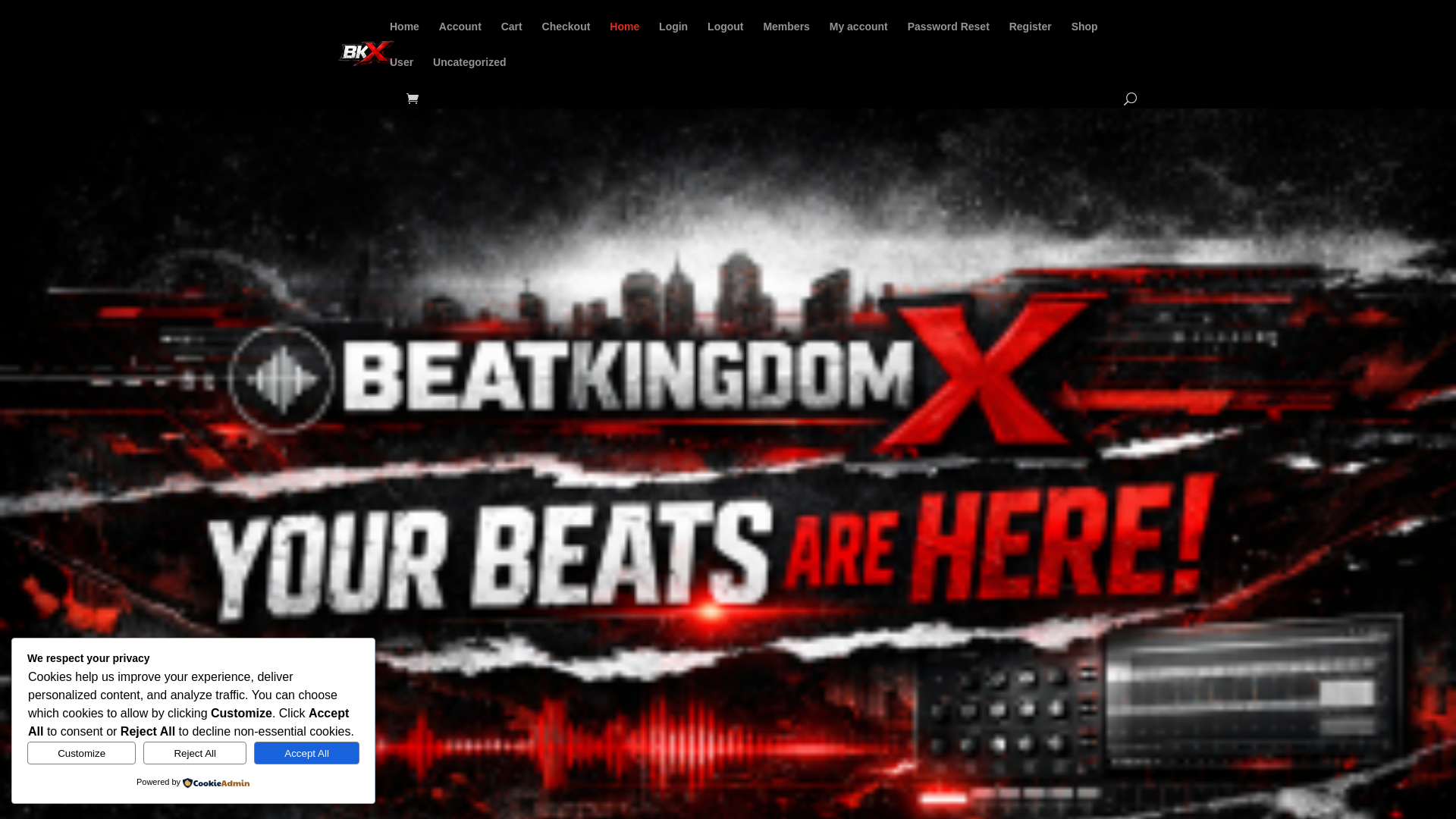 website screenshot of https://beatkingdomx.com
