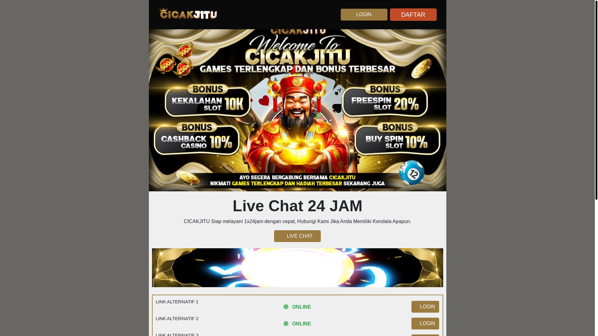 website screenshot of https://cicakjitu17.pages.dev/
