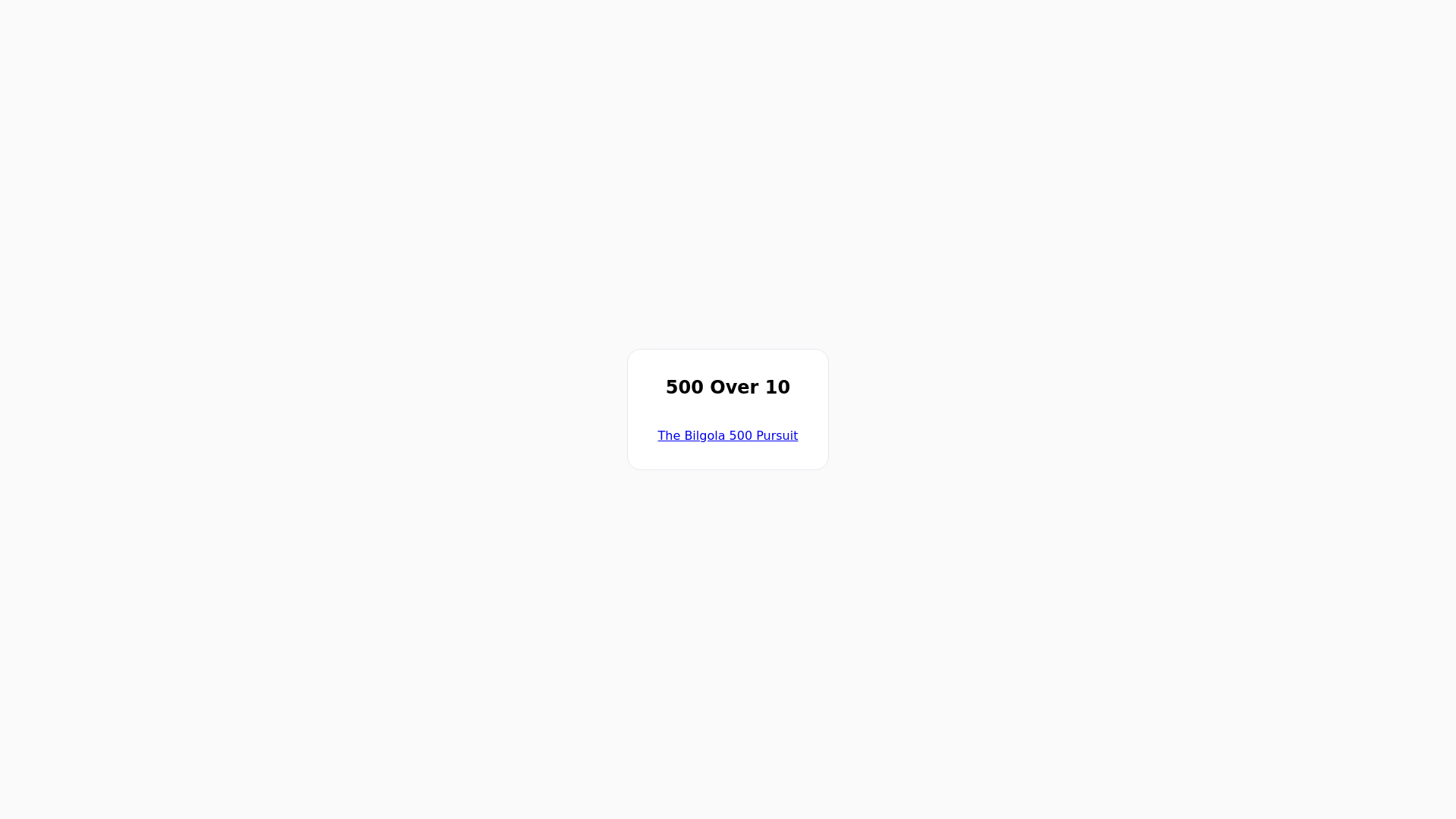 website screenshot of https://500over10.pages.dev/
