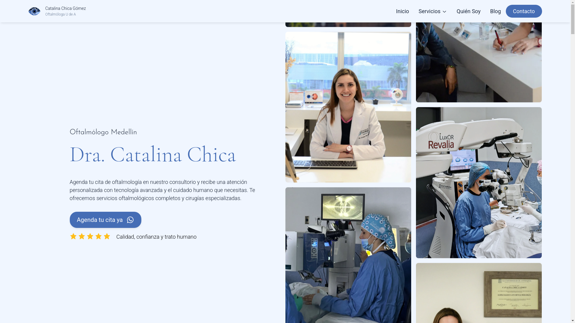 website screenshot of https://catalina-chica.pages.dev/