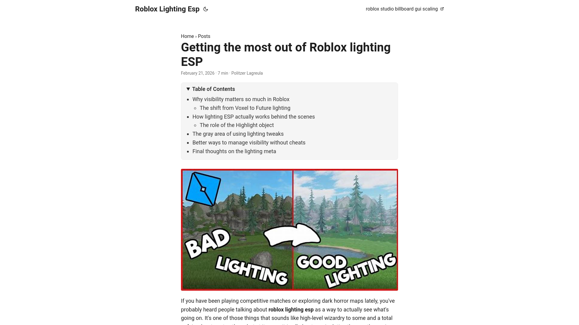 website screenshot of https://roblox-lighting-esp.pages.dev/
