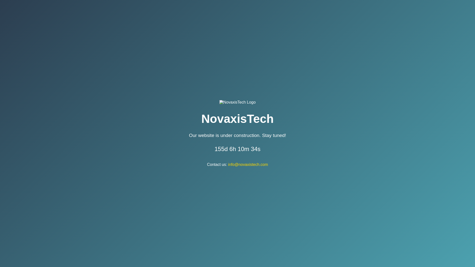 website screenshot of https://novaxistech-comingsoon.pages.dev/