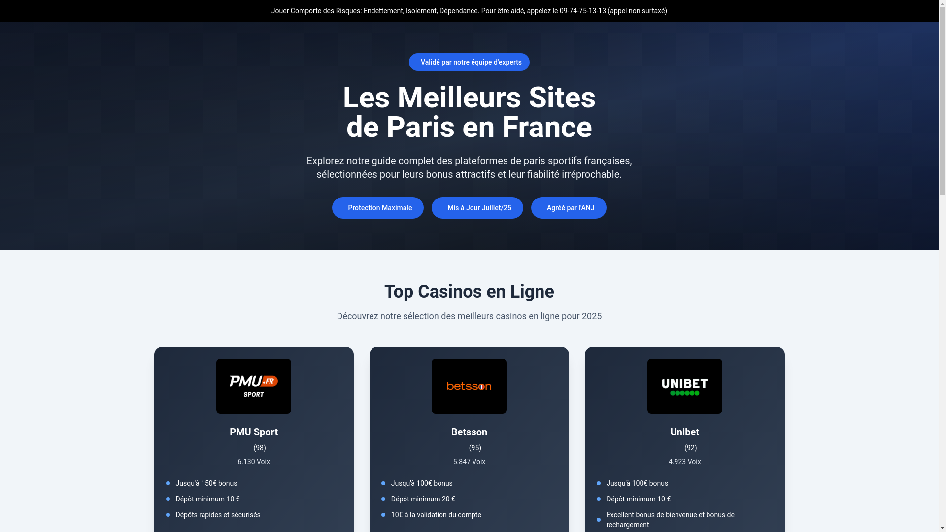 website screenshot of https://casino360france.com/