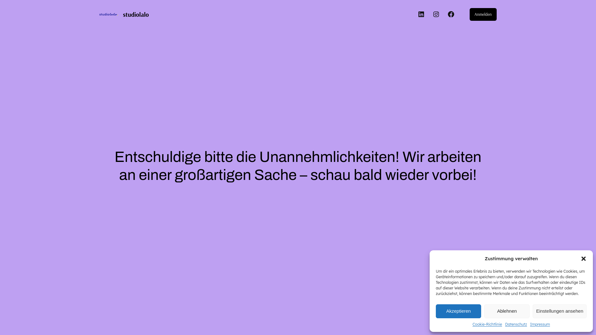 website screenshot of https://atelierlalo.de/