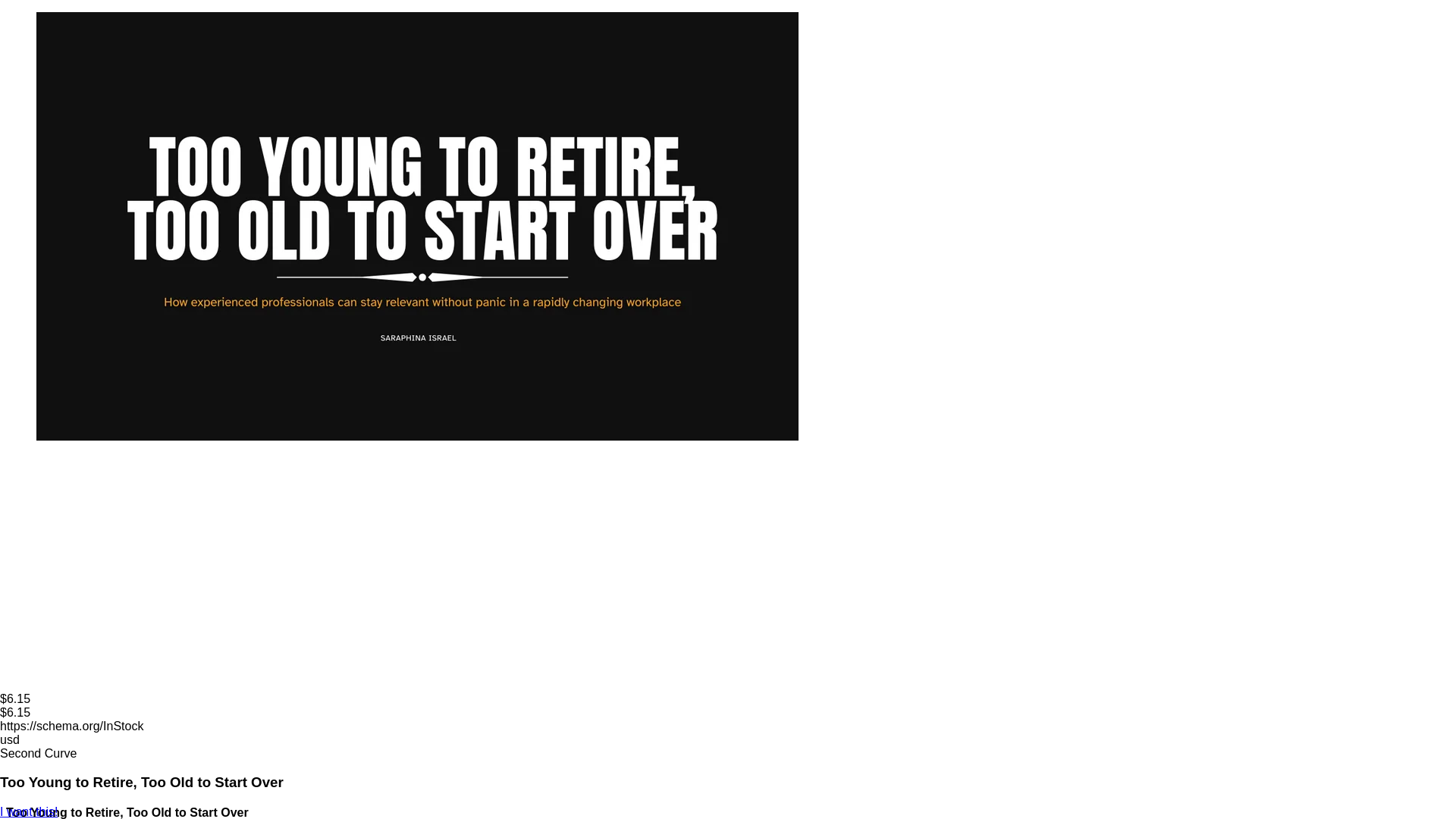 website screenshot of https://secondcurvelife.com/