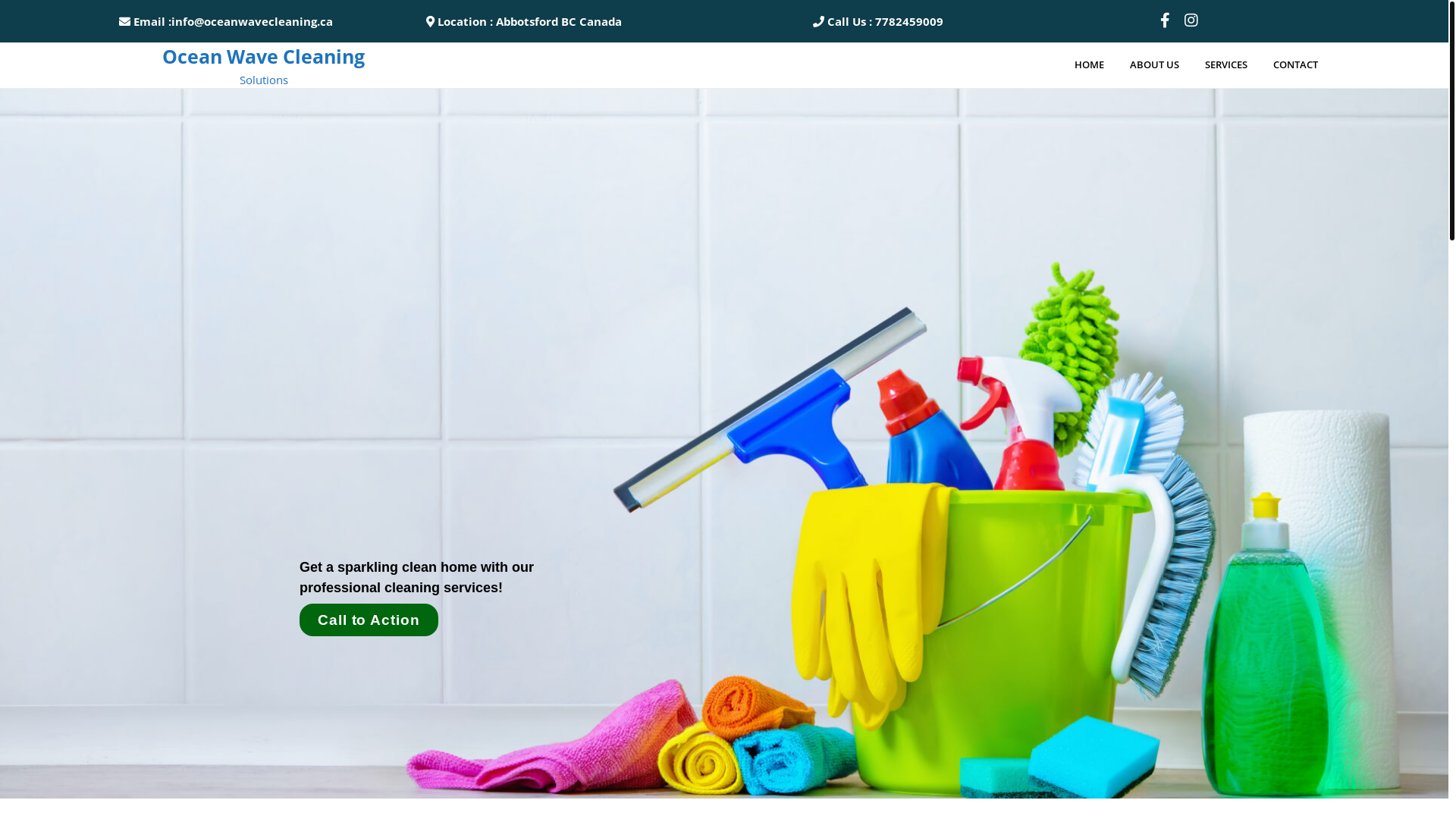 website screenshot of https://oceanwavecleaning.ca/