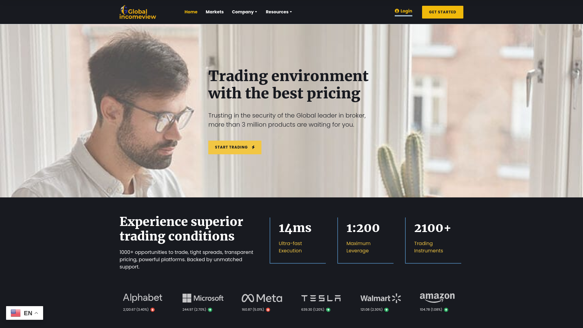 website screenshot of https://globalviewincome.com/