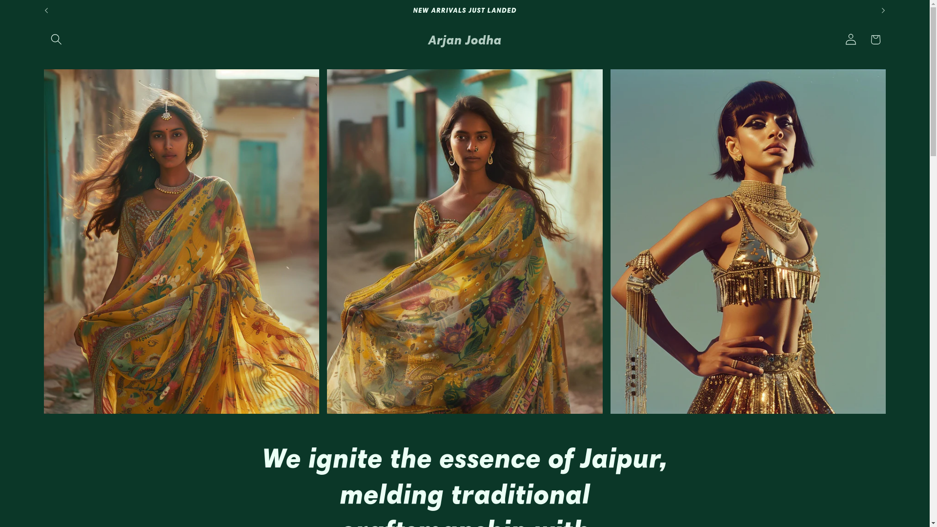 website screenshot of https://arjanjodha.in/