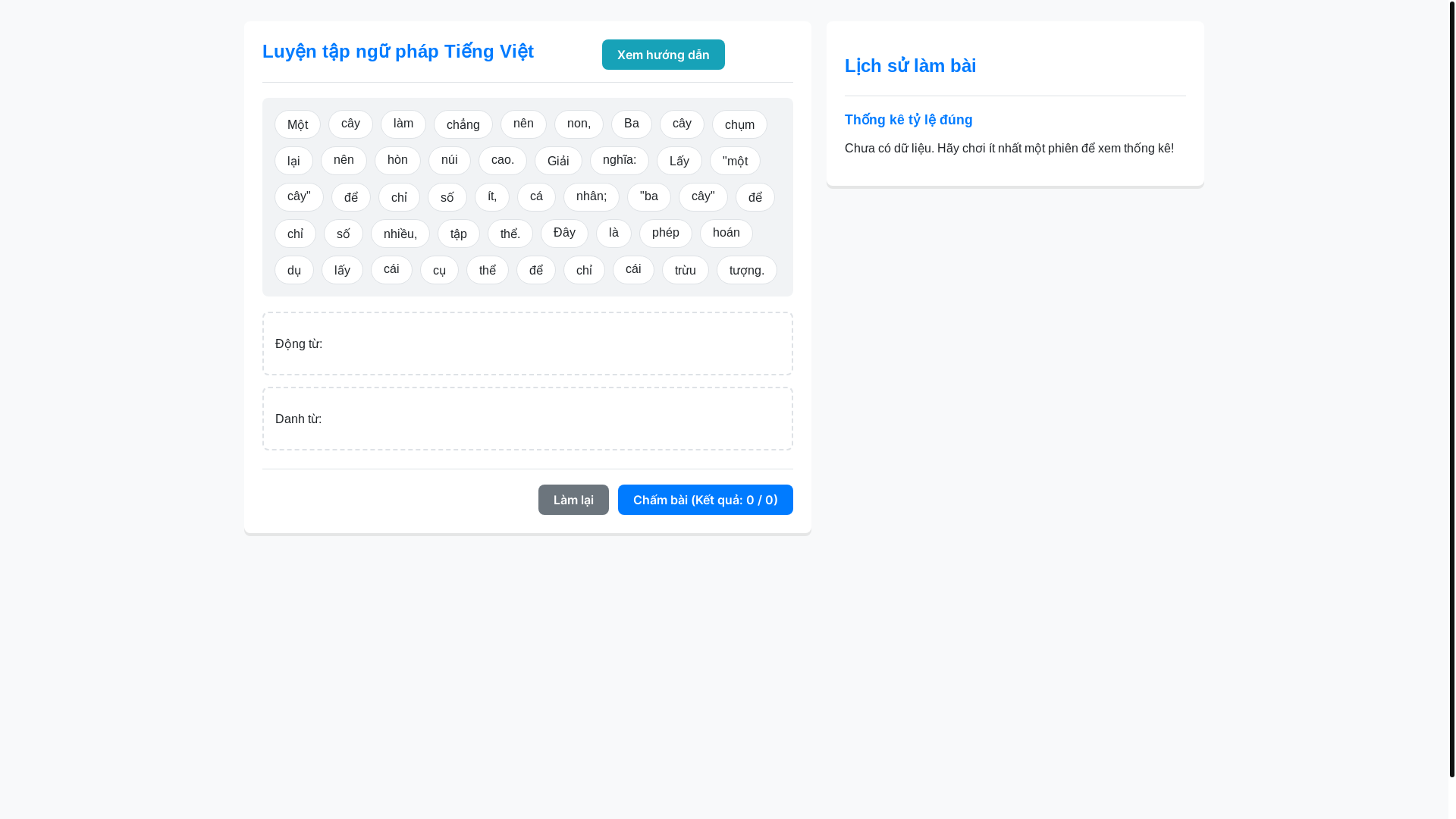 website screenshot of https://nguphapviet.pages.dev/