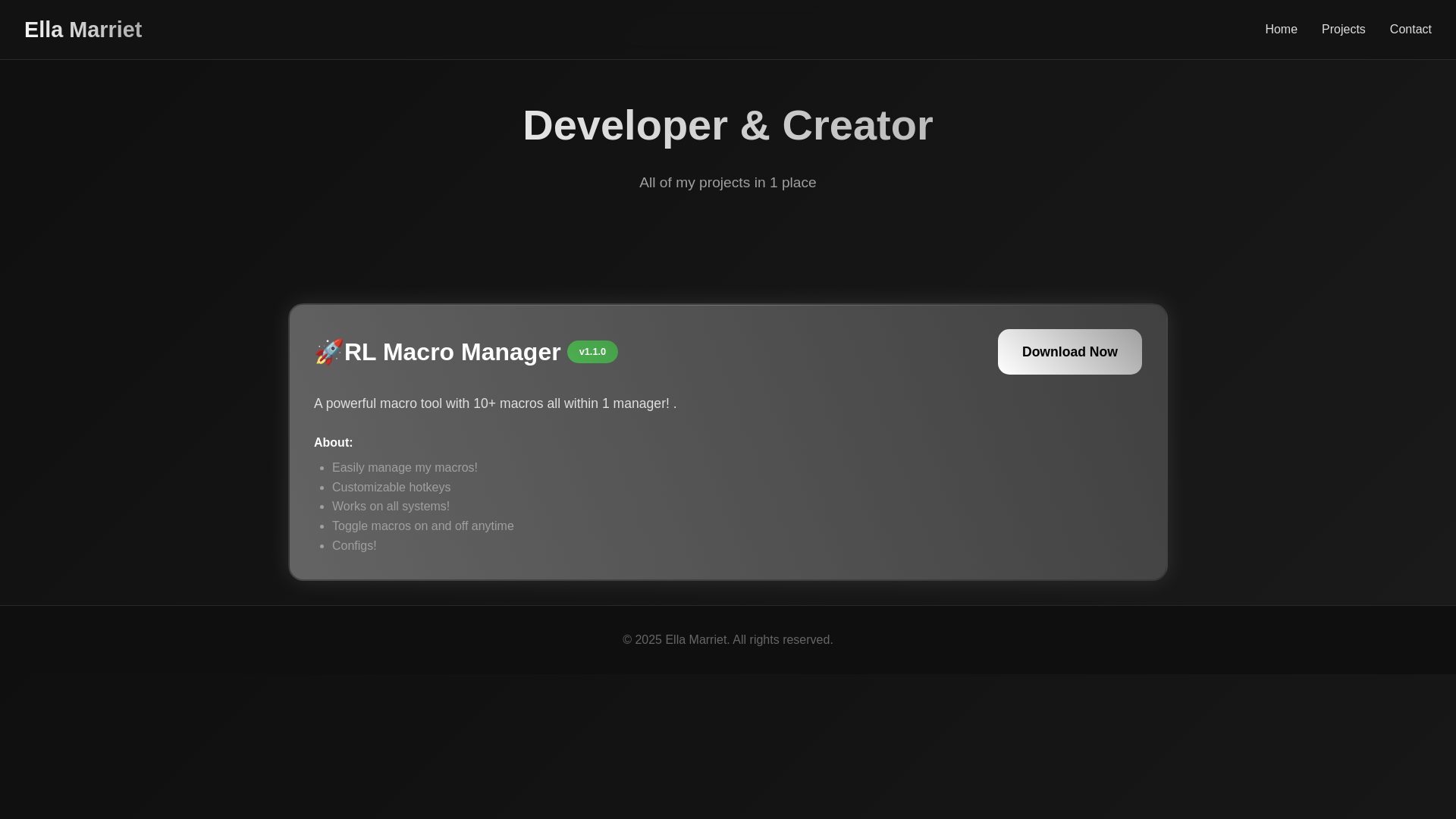 website screenshot of https://ellamarriet-github-io.pages.dev/