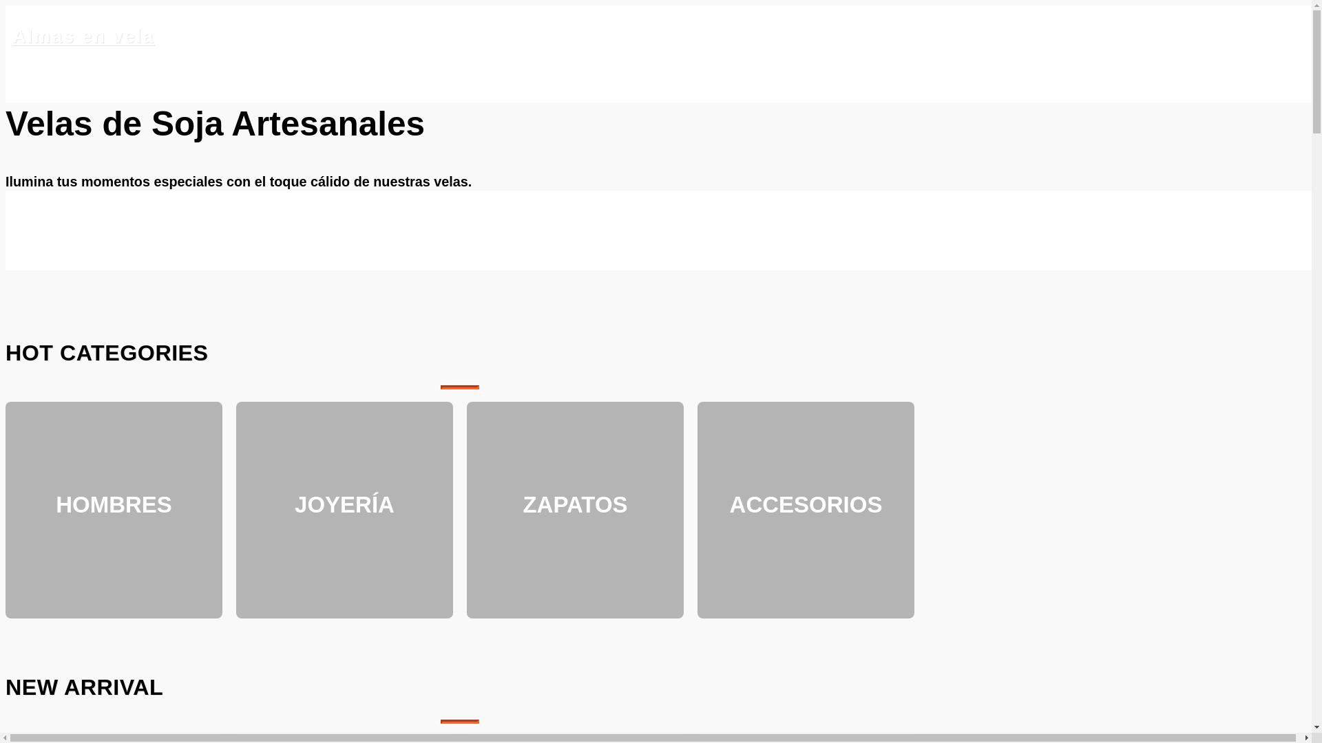 website screenshot of https://almas-en-vela.com/