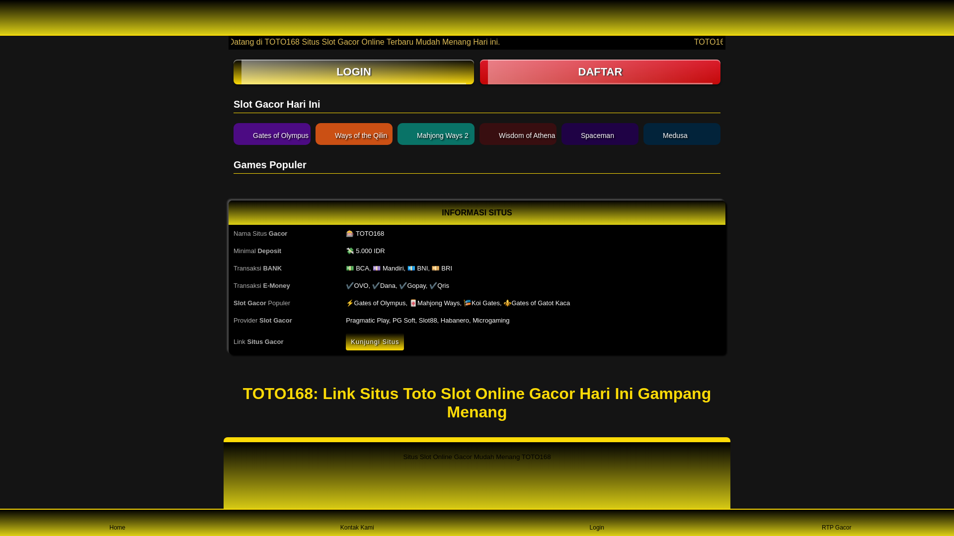 website screenshot of https://cetrk-toto168.pages.dev/