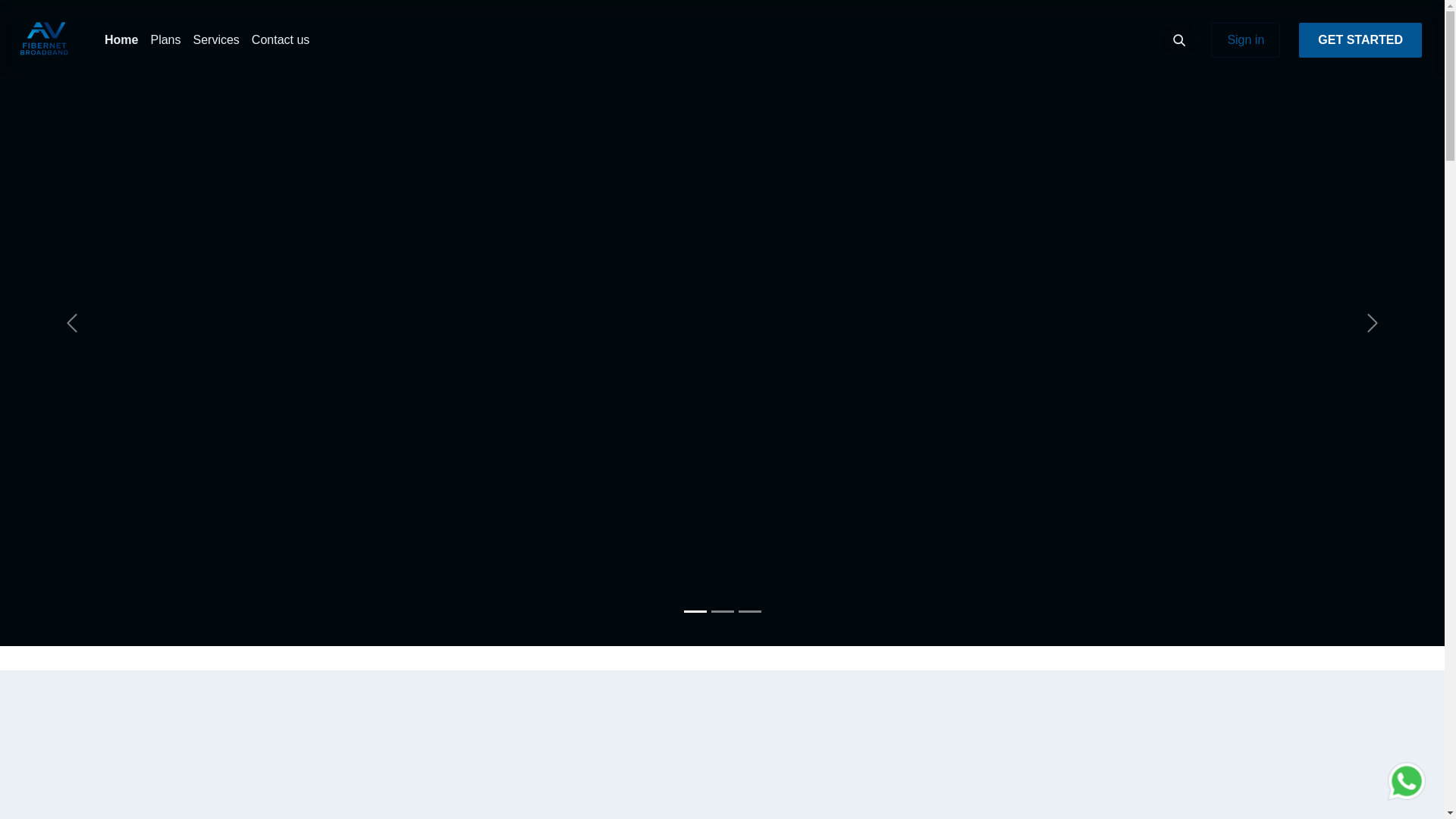 website screenshot of https://avfiber.net/