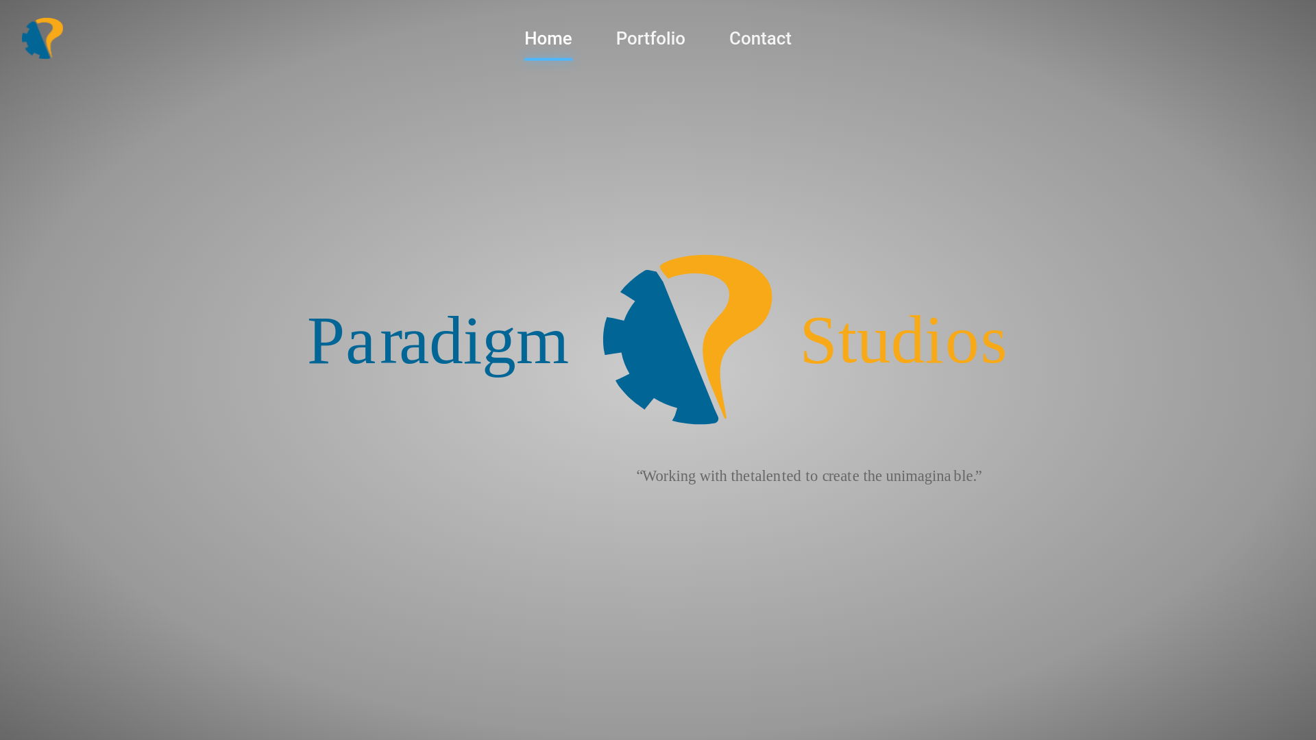 website screenshot of https://p-studios.art/