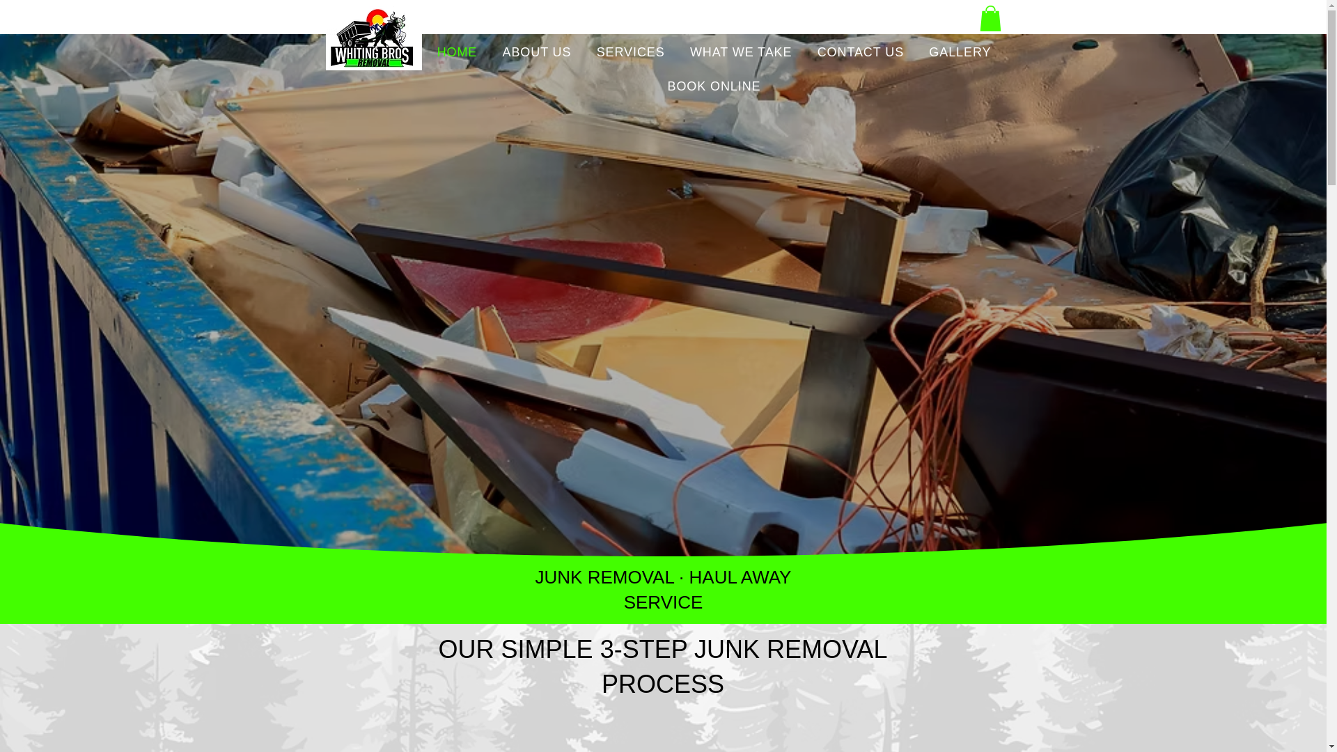 website screenshot of https://wehauljunkco.com/