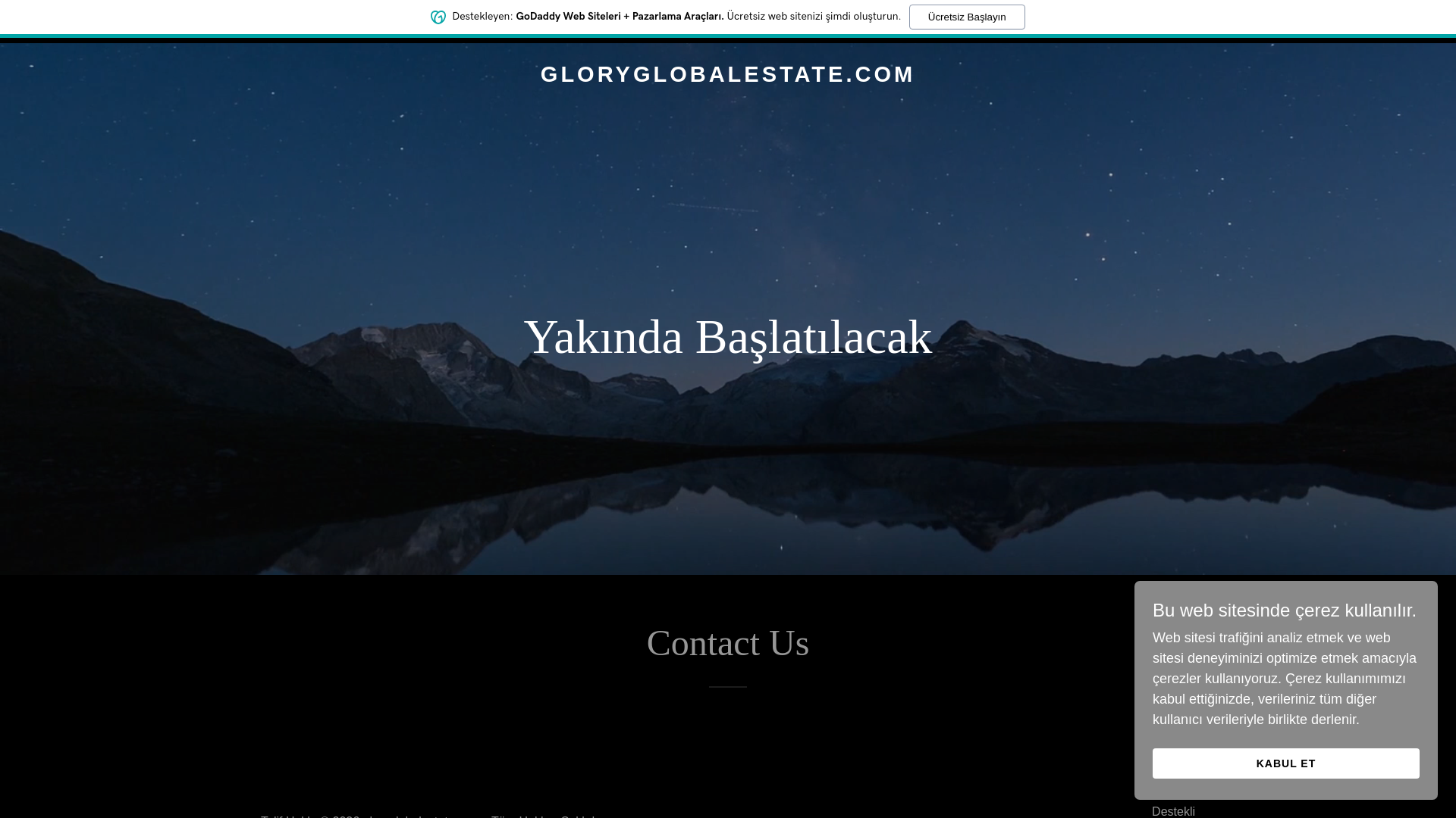 website screenshot of https://gloryglobalestate.com