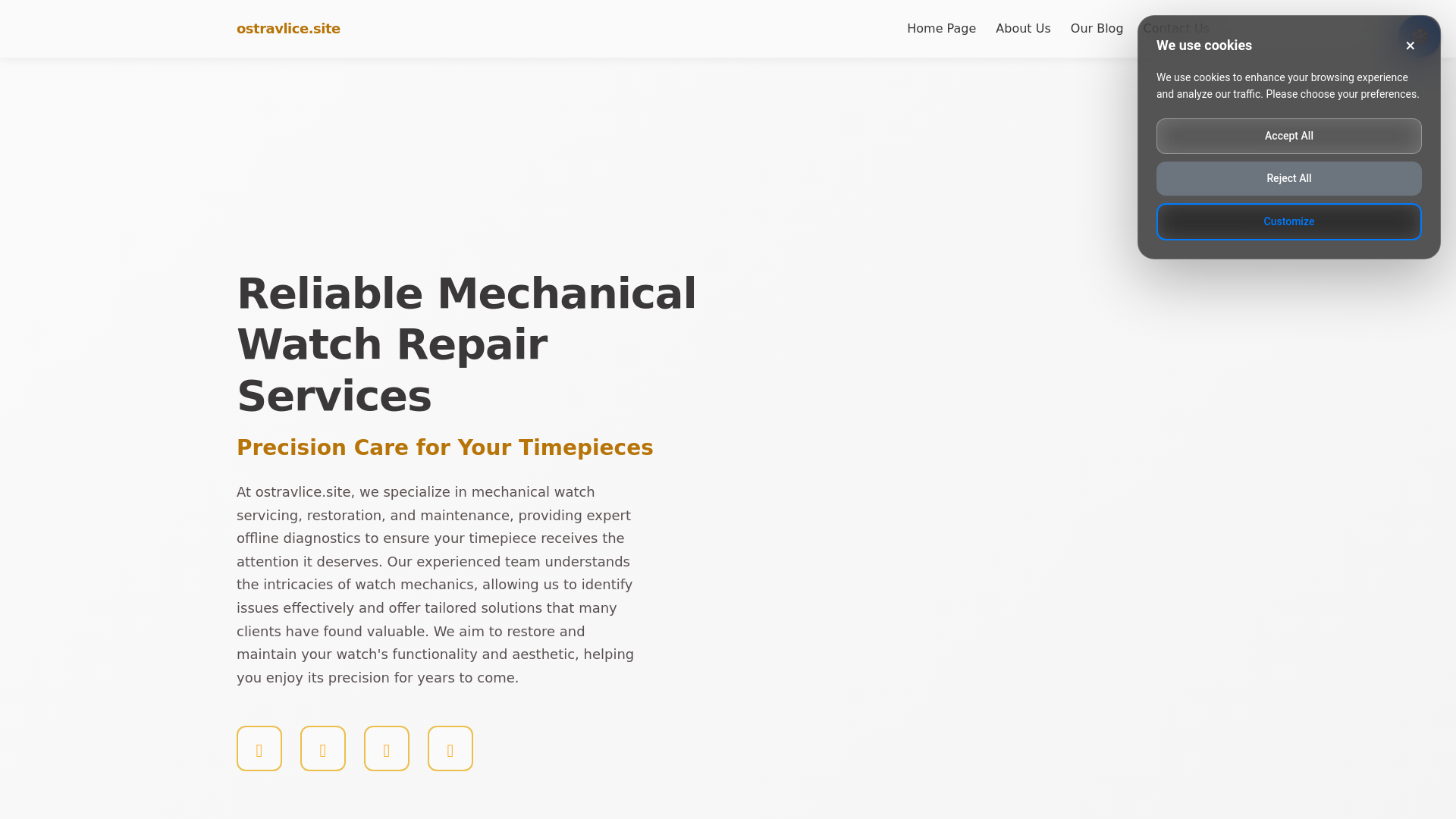 website screenshot of https://ostravlice.site