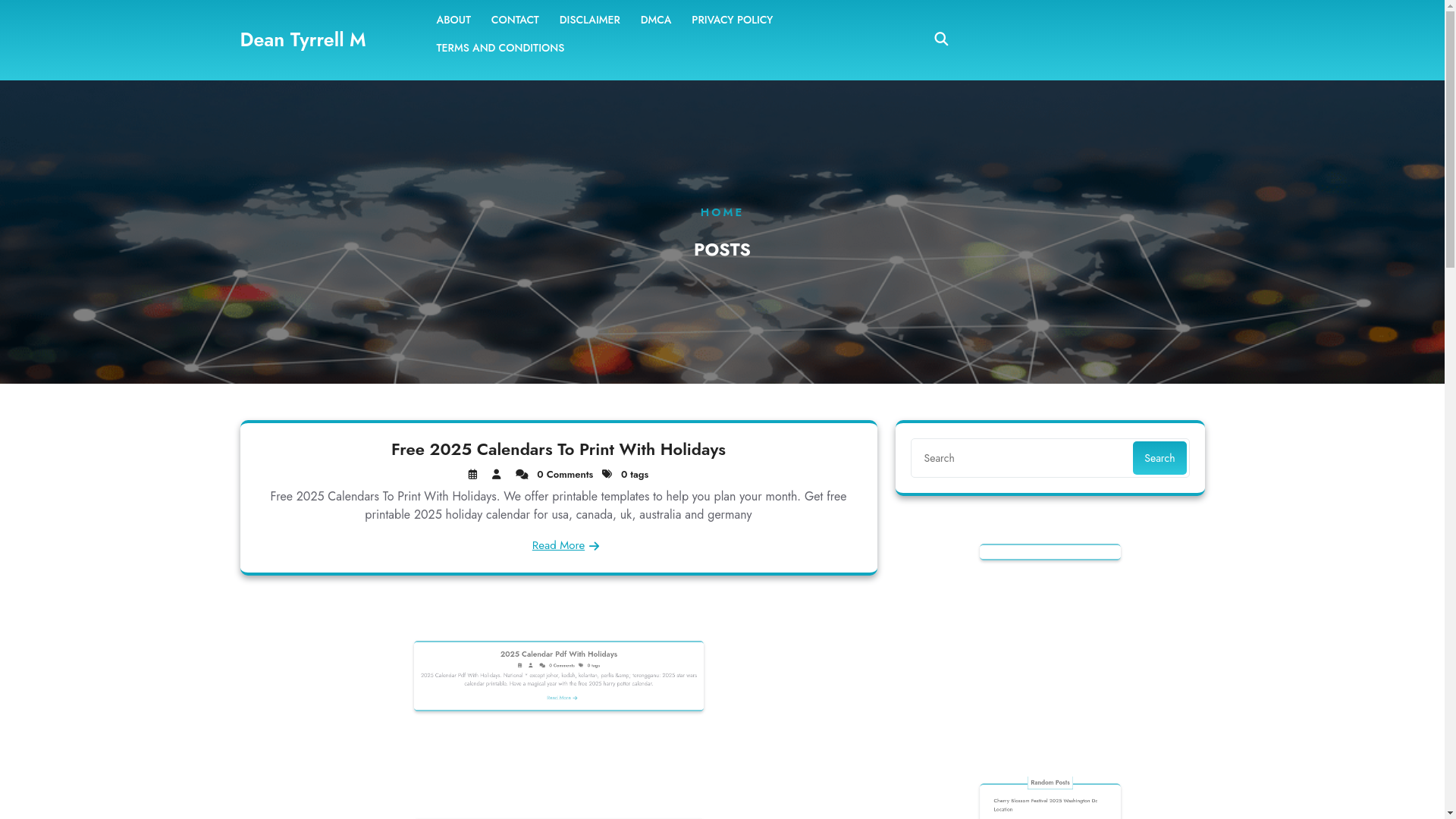 website screenshot of https://deantyrrellm.pages.dev/