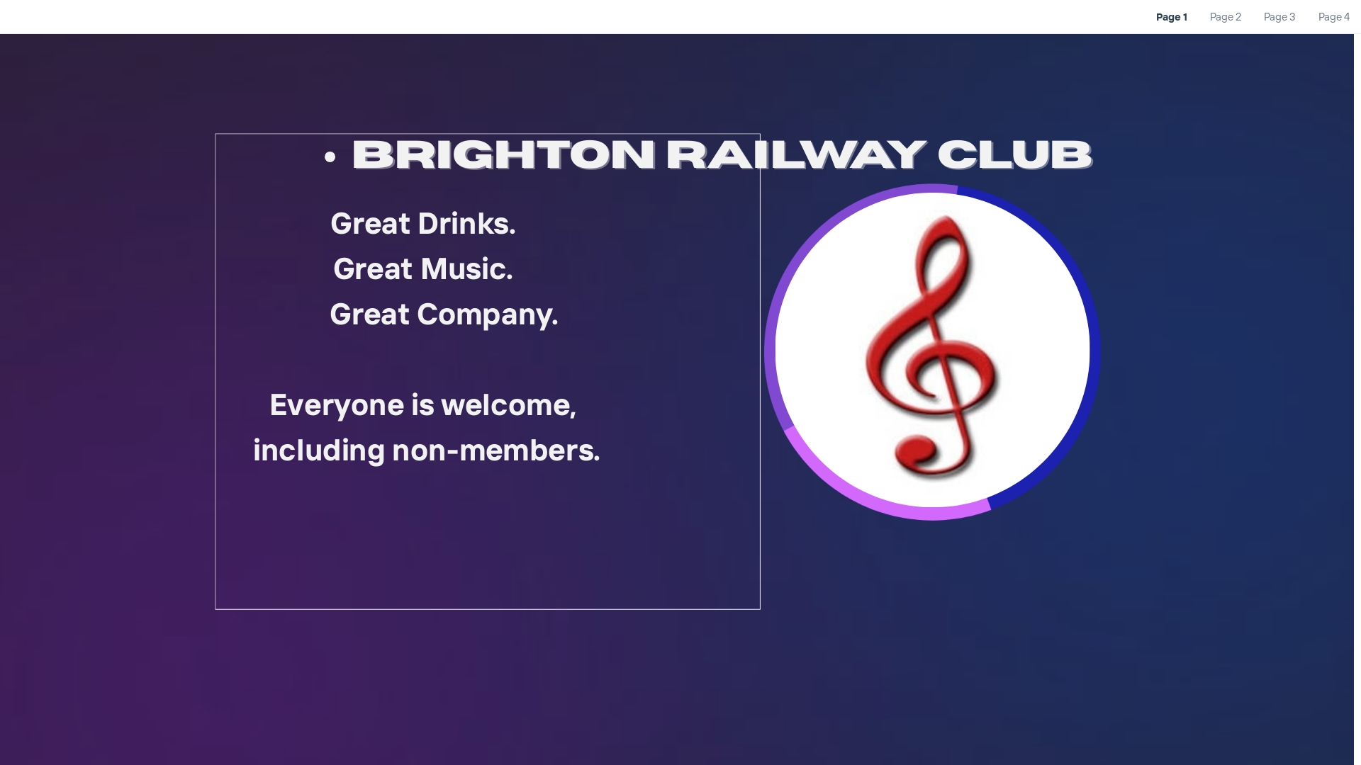 website screenshot of https://brightonrailwayclub.com/