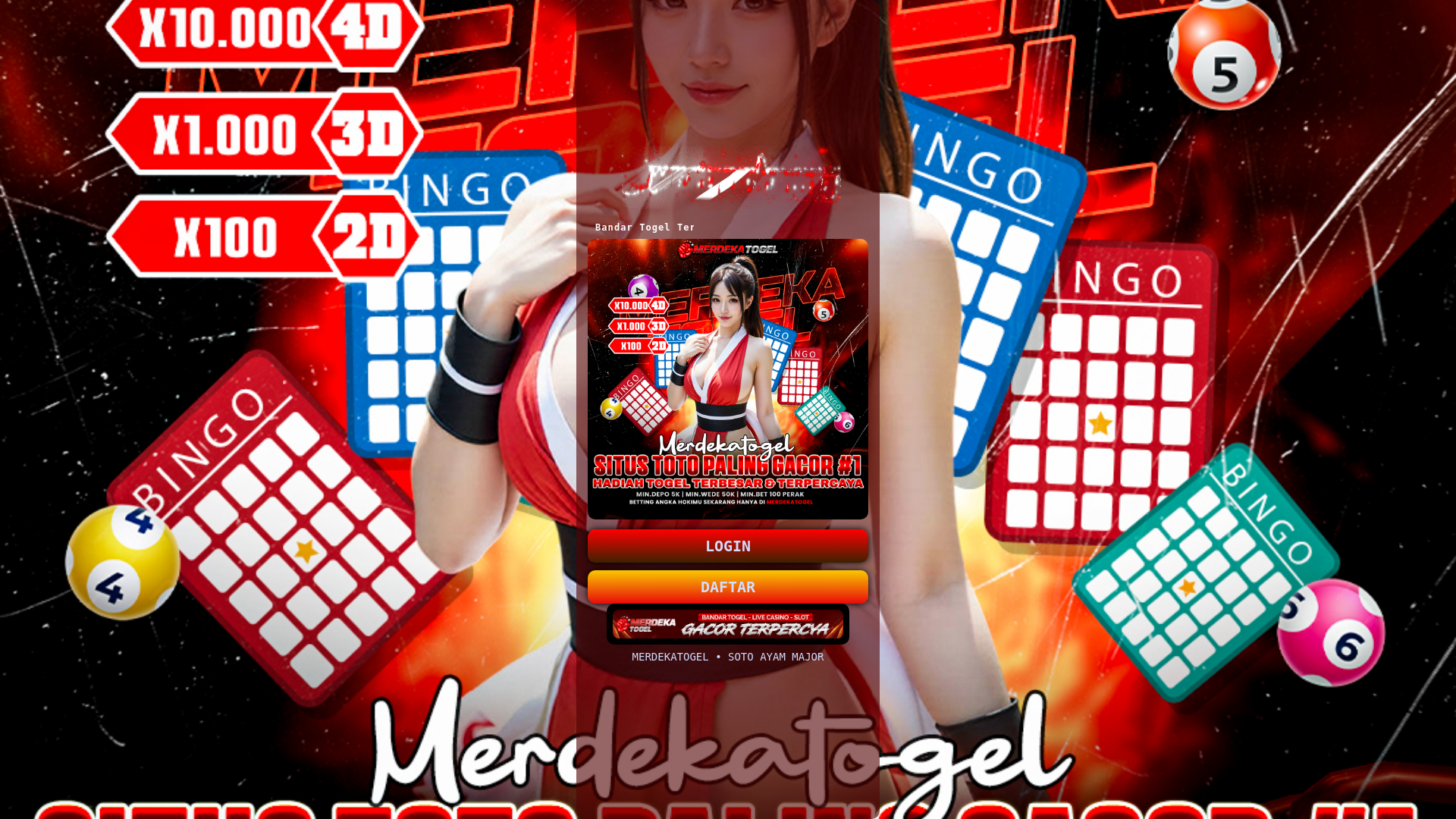 website screenshot of https://yangpastimerdekagacor.pages.dev/