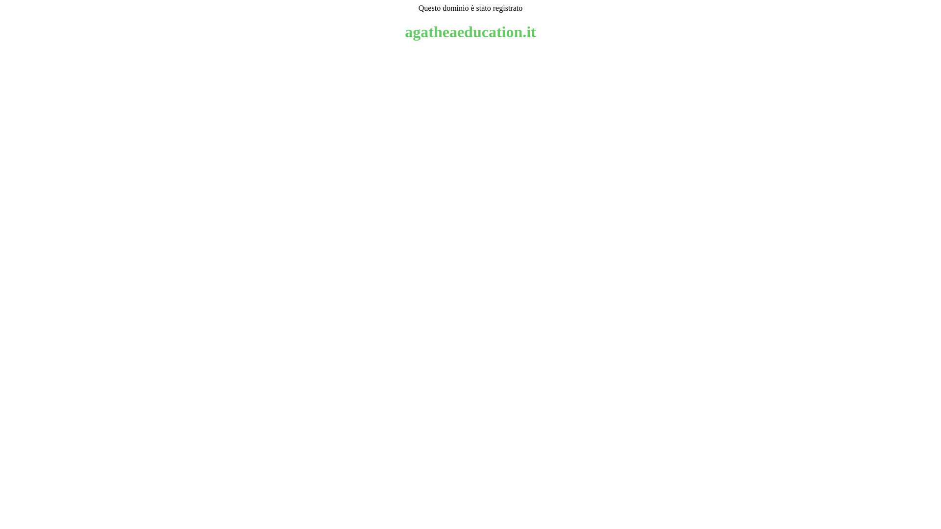 website screenshot of https://agatheaeducation.it/