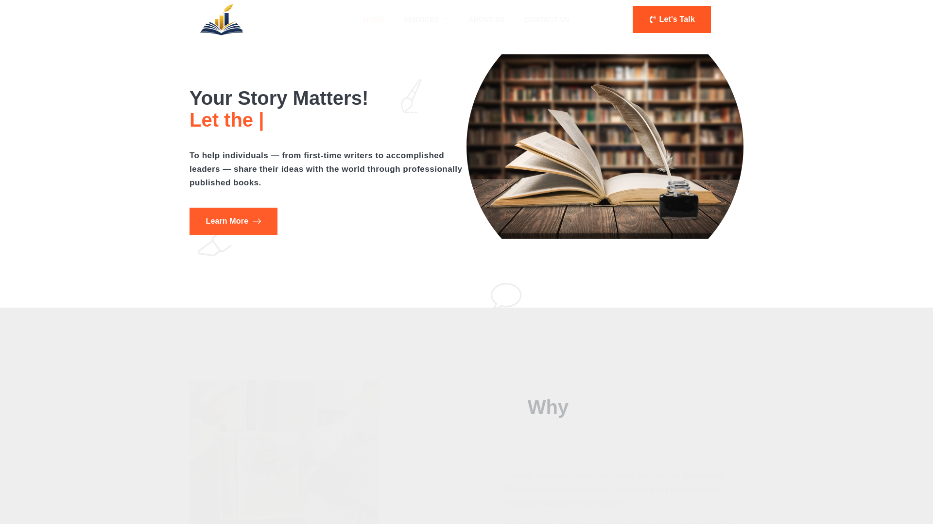 website screenshot of https://authorisepublications.com/