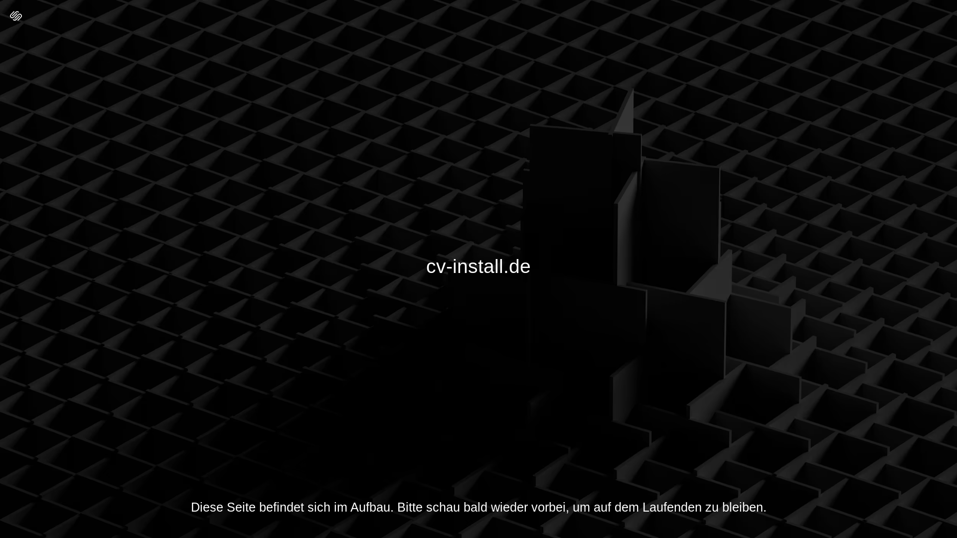 website screenshot of https://cv-install.de/
