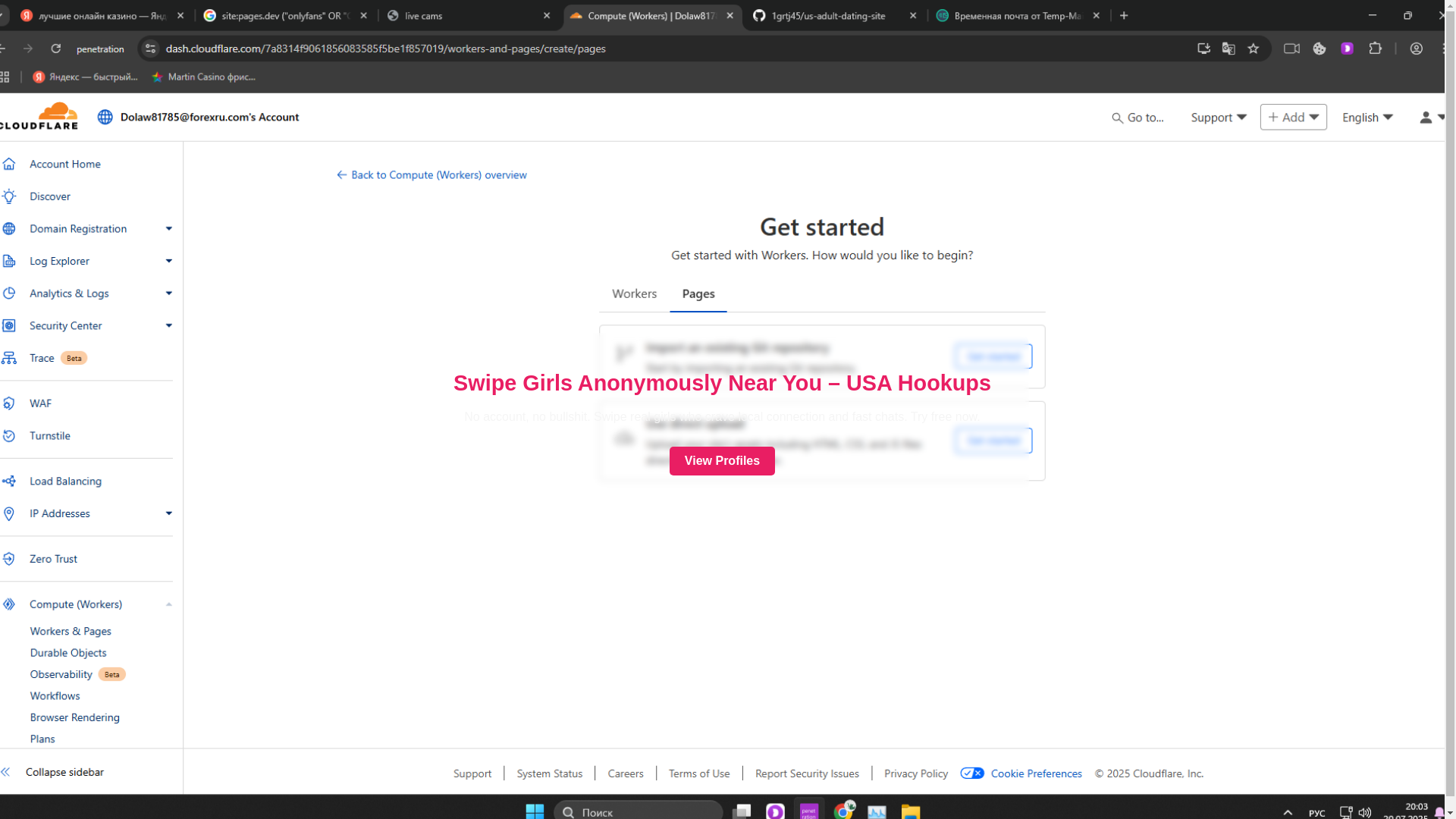 website screenshot of https://anon-swipe-dating.pages.dev/