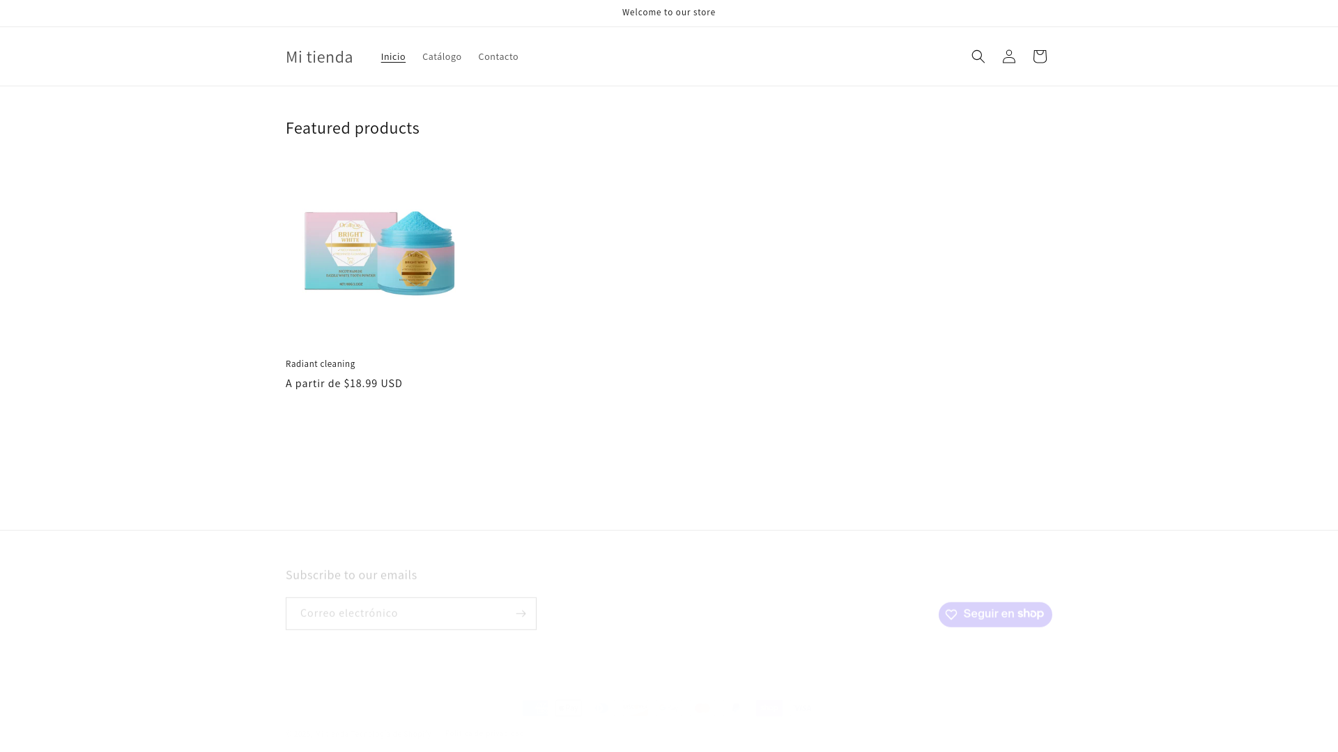 website screenshot of https://cleaningxpress.store/