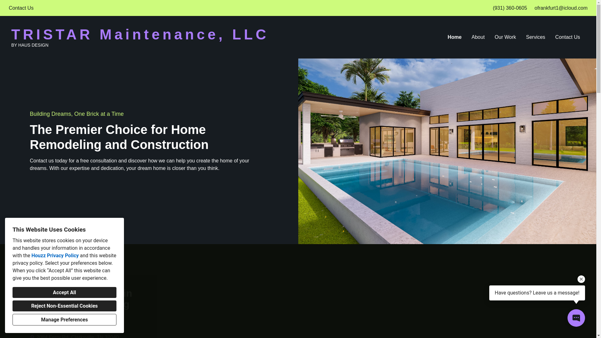 website screenshot of https://woekconstruction.com/
