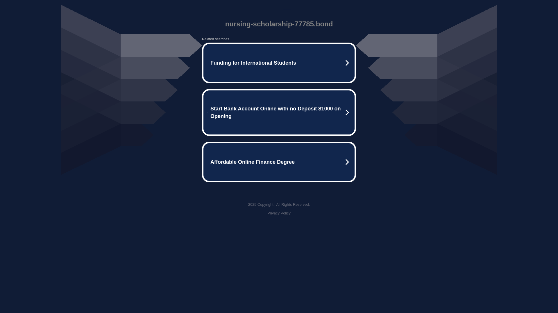 website screenshot of https://nursing-scholarship-77785.bond/