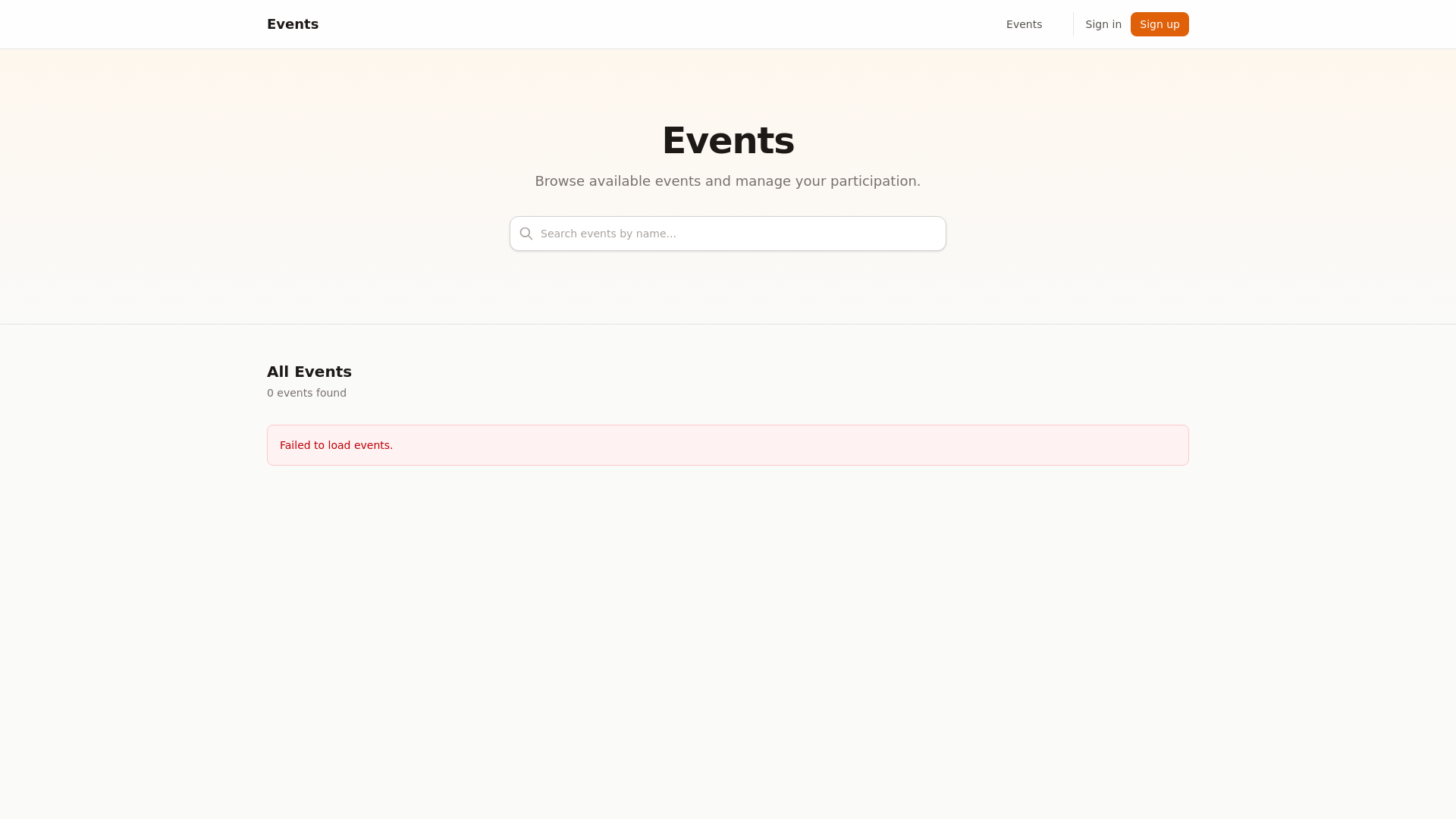 website screenshot of https://events-ui.pages.dev/