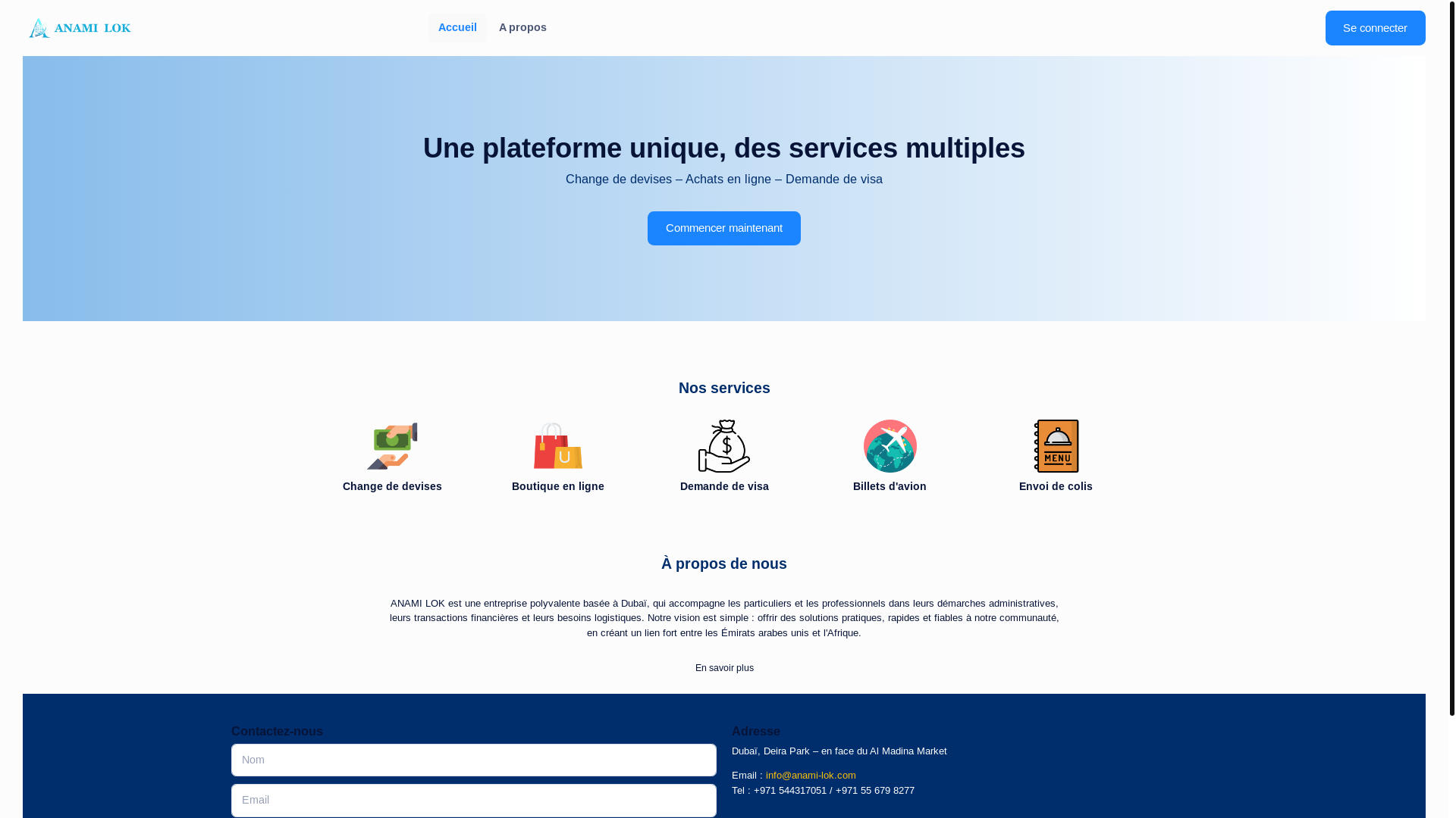 website screenshot of https://anami-lok.com/