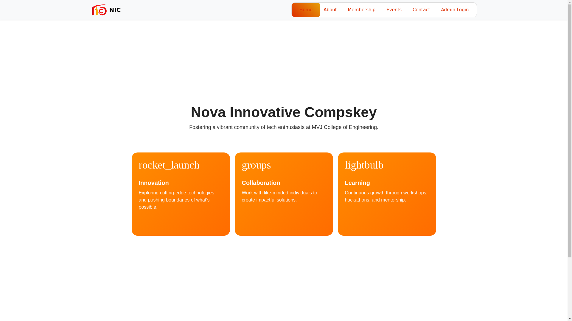 website screenshot of https://nic-website.pages.dev/