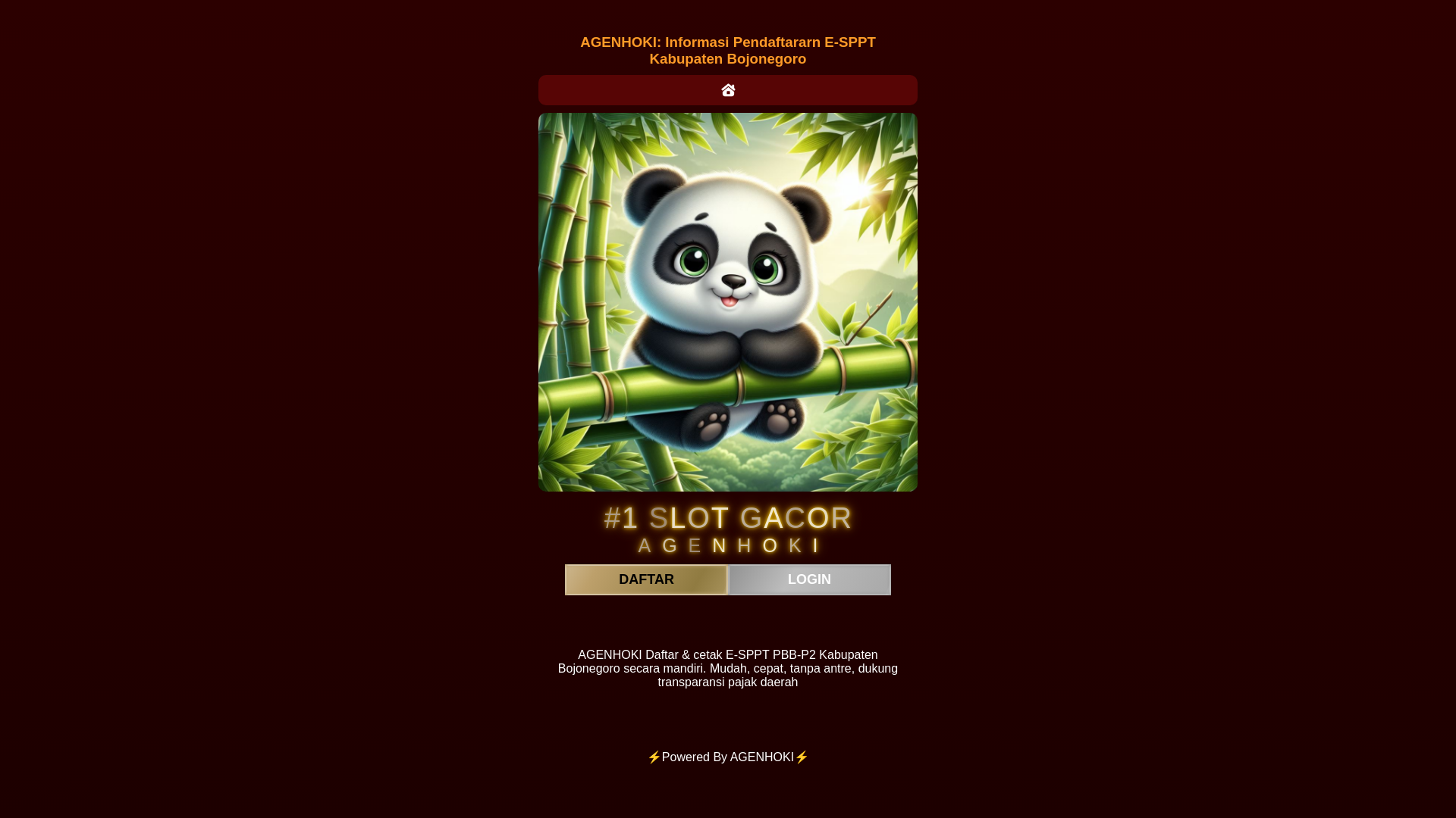 website screenshot of https://agenhoki-seobambu.pages.dev/