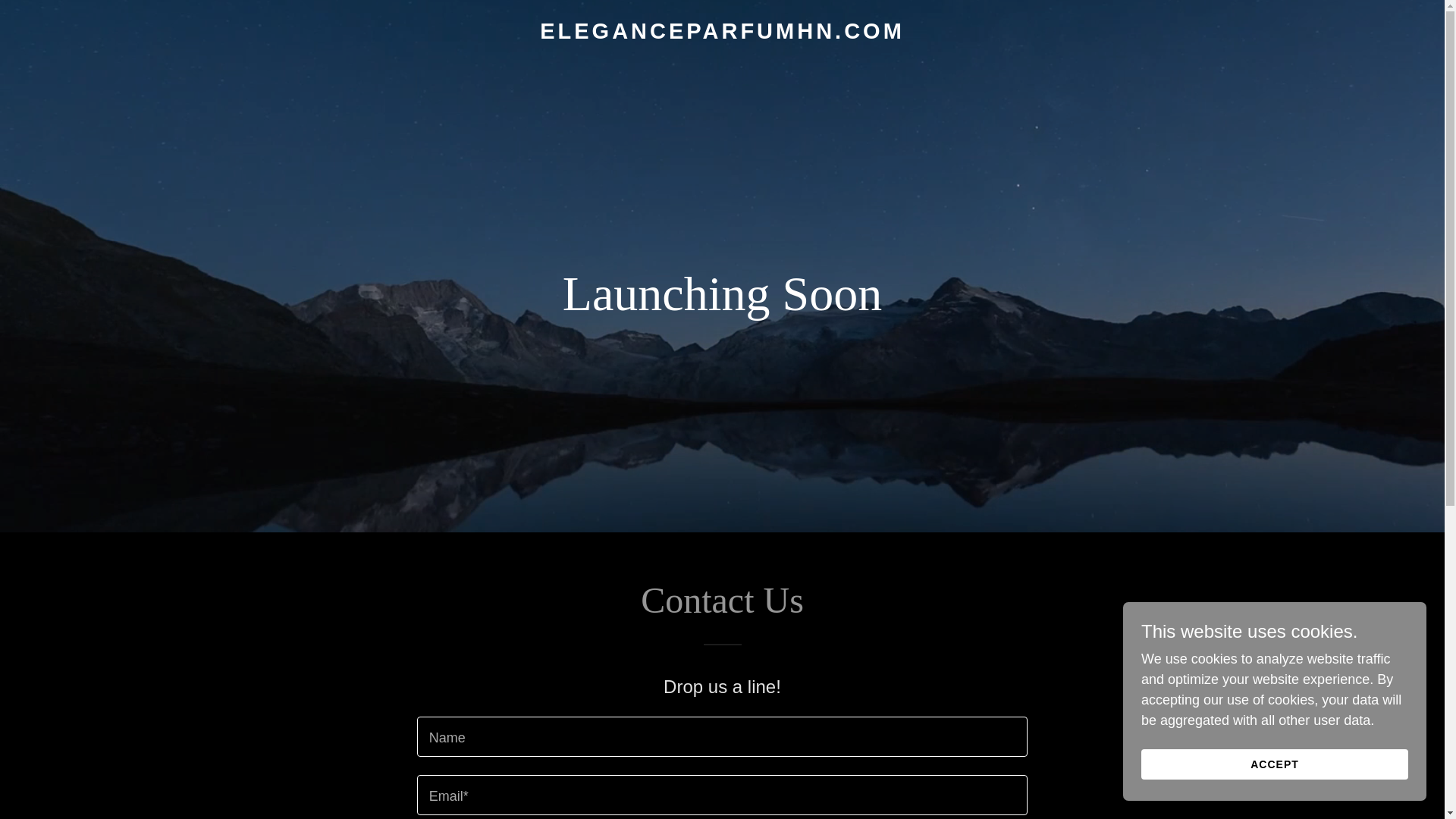 website screenshot of https://eleganceparfumhn.com/