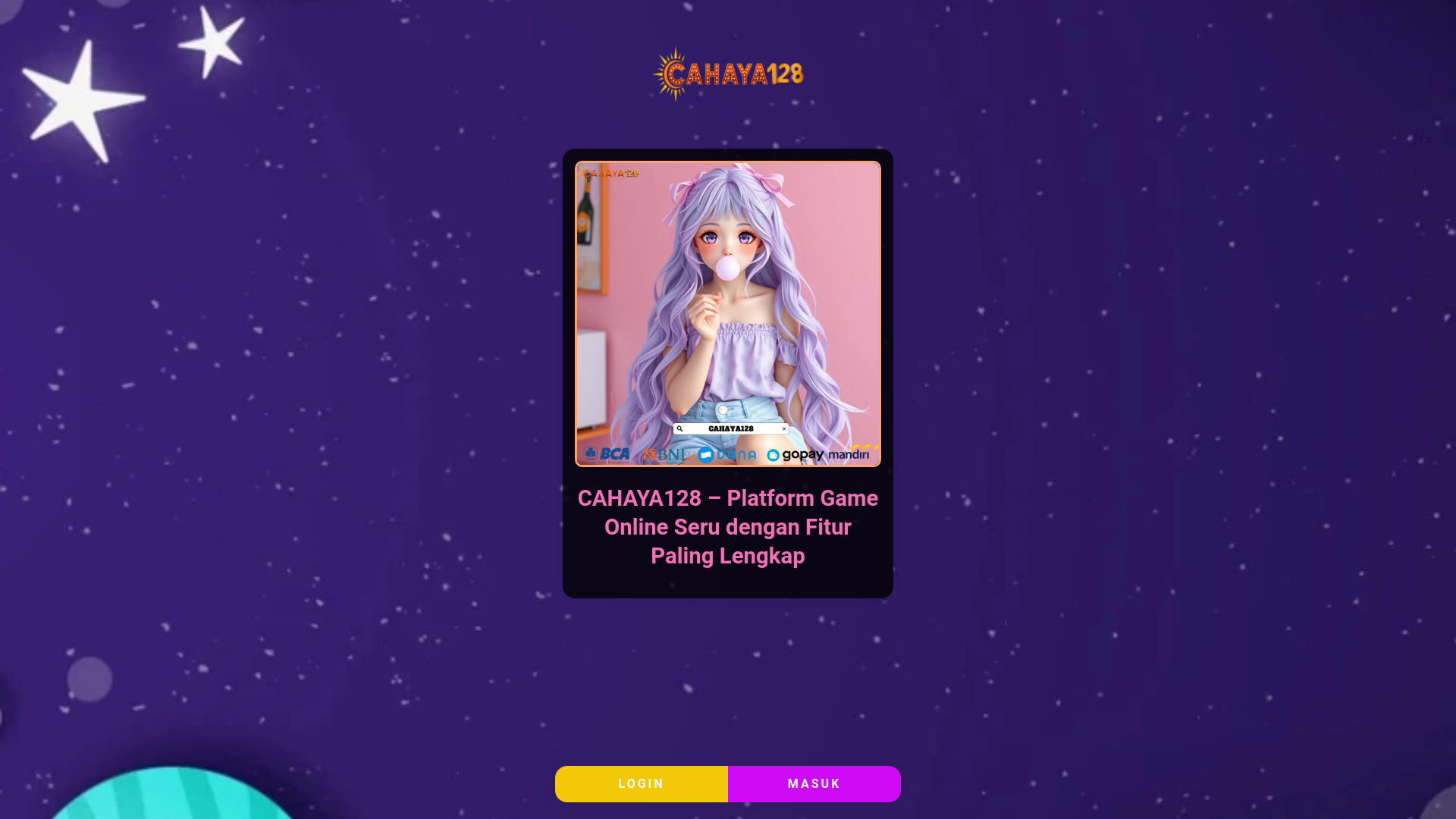 website screenshot of https://cahaya128-rec-2.pages.dev/