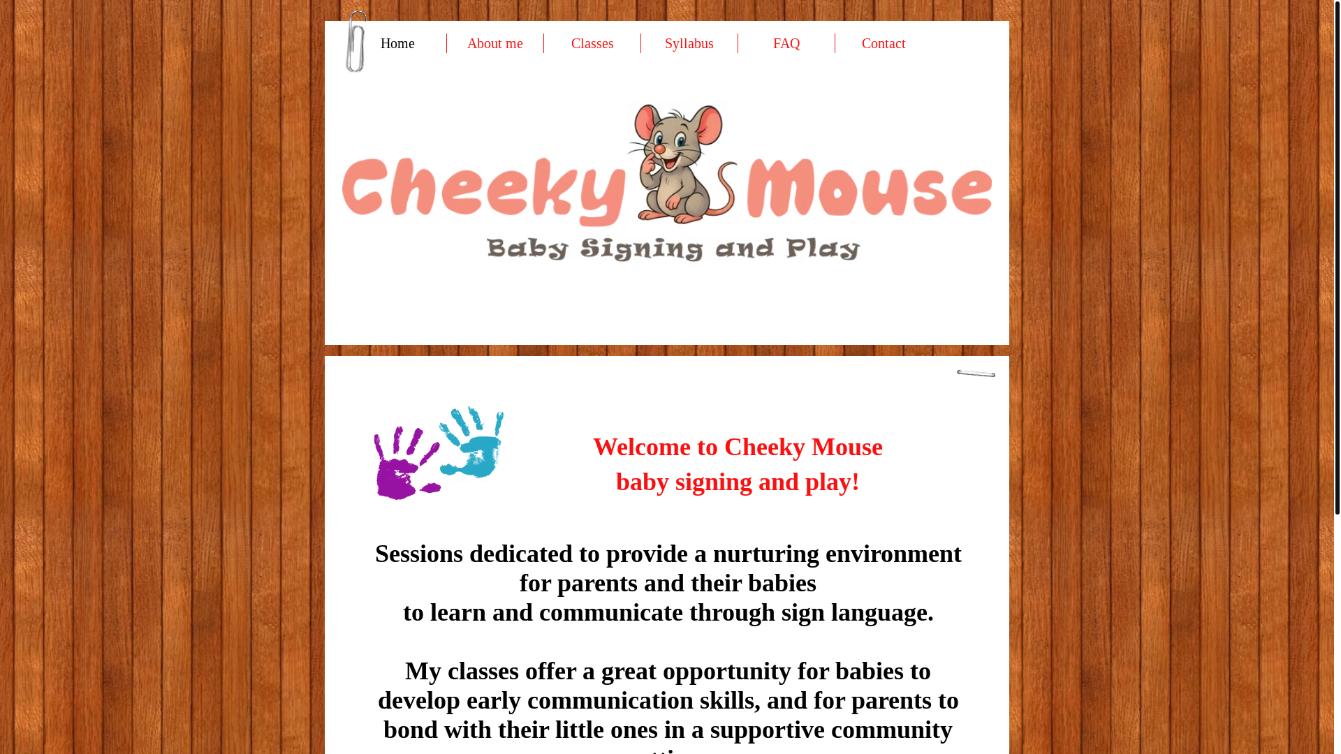 website screenshot of https://cheekymouse.org/