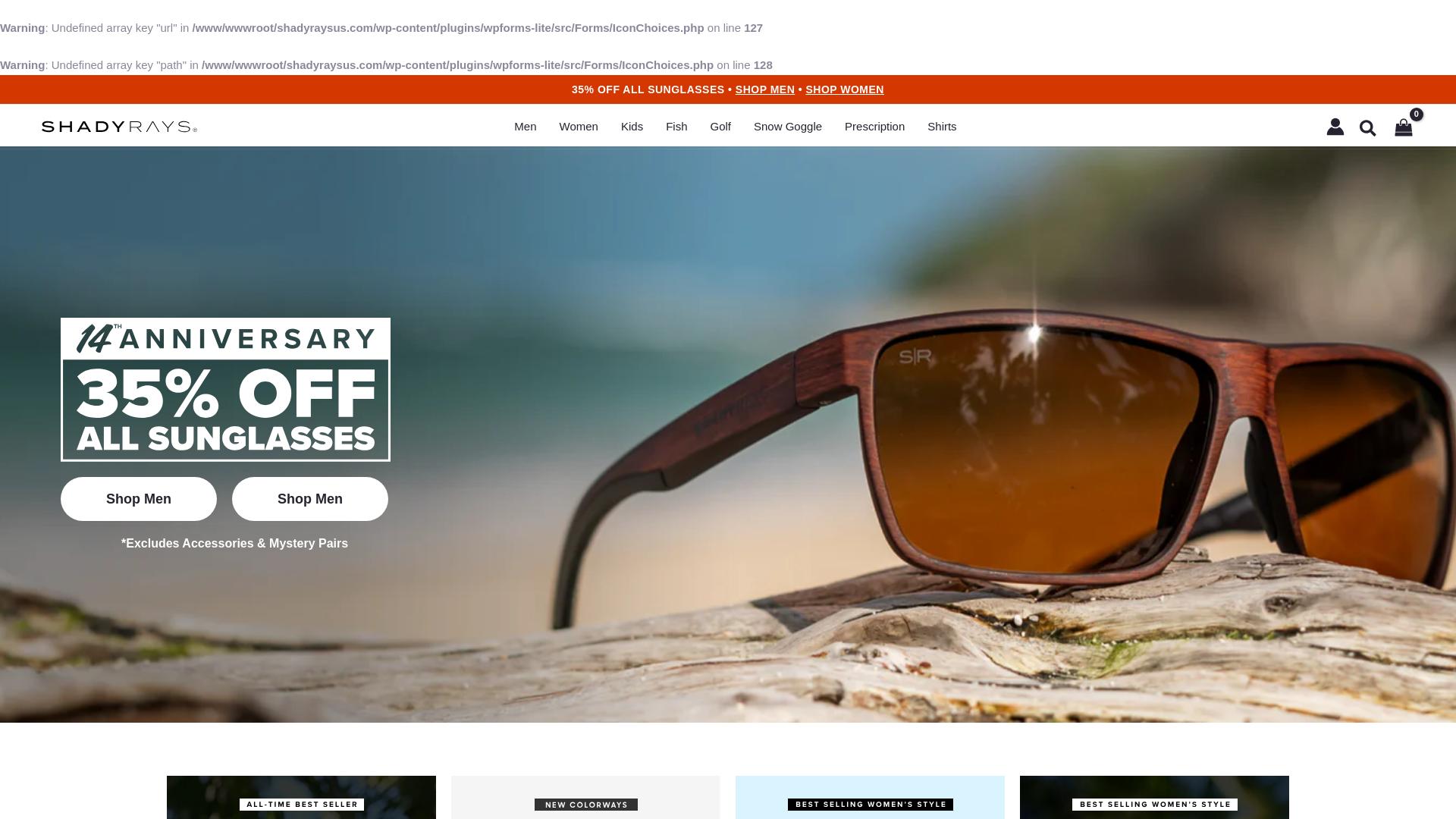 website screenshot of https://shadyraysus.com