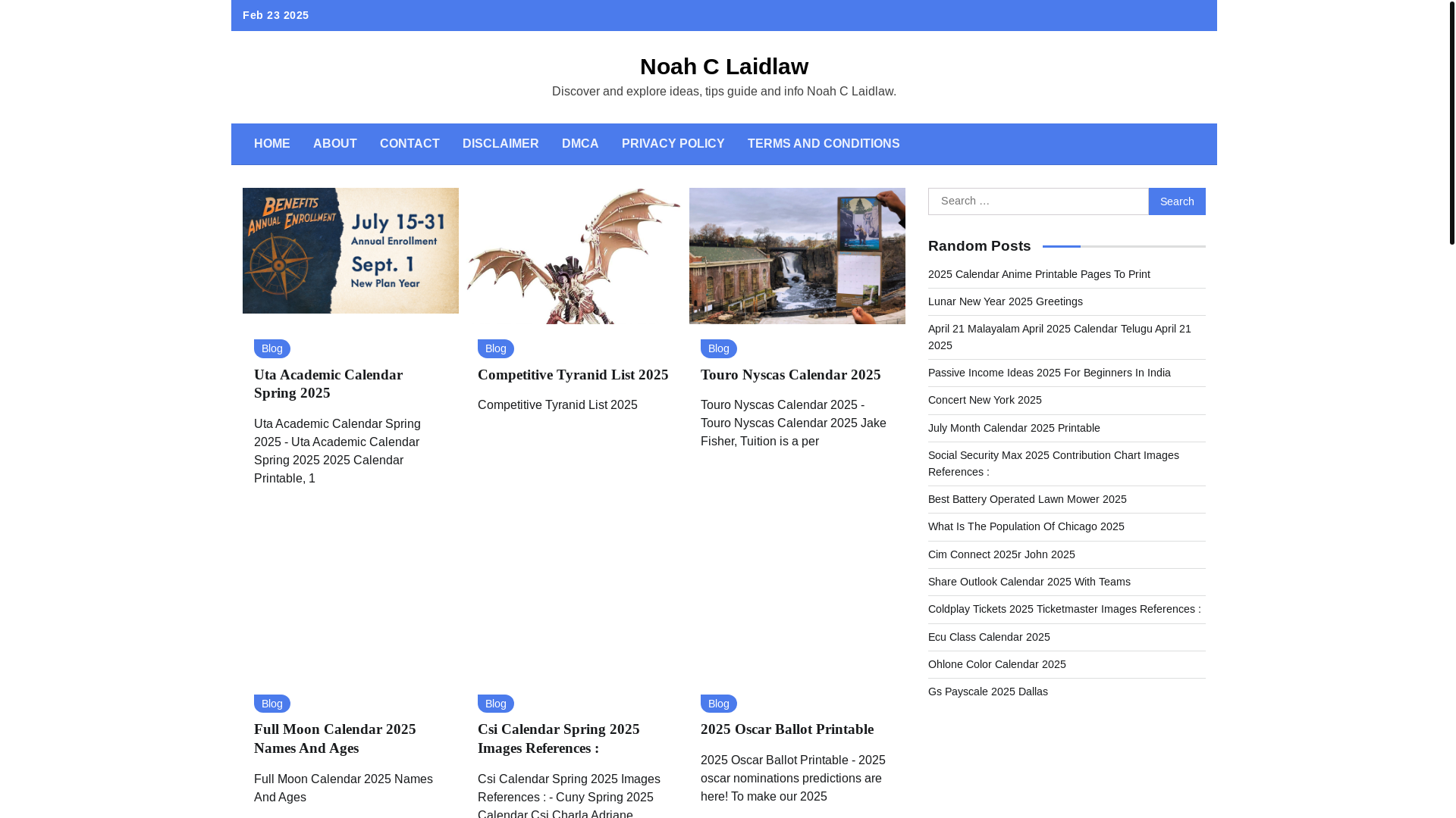 website screenshot of https://noahclaidlaw.pages.dev/