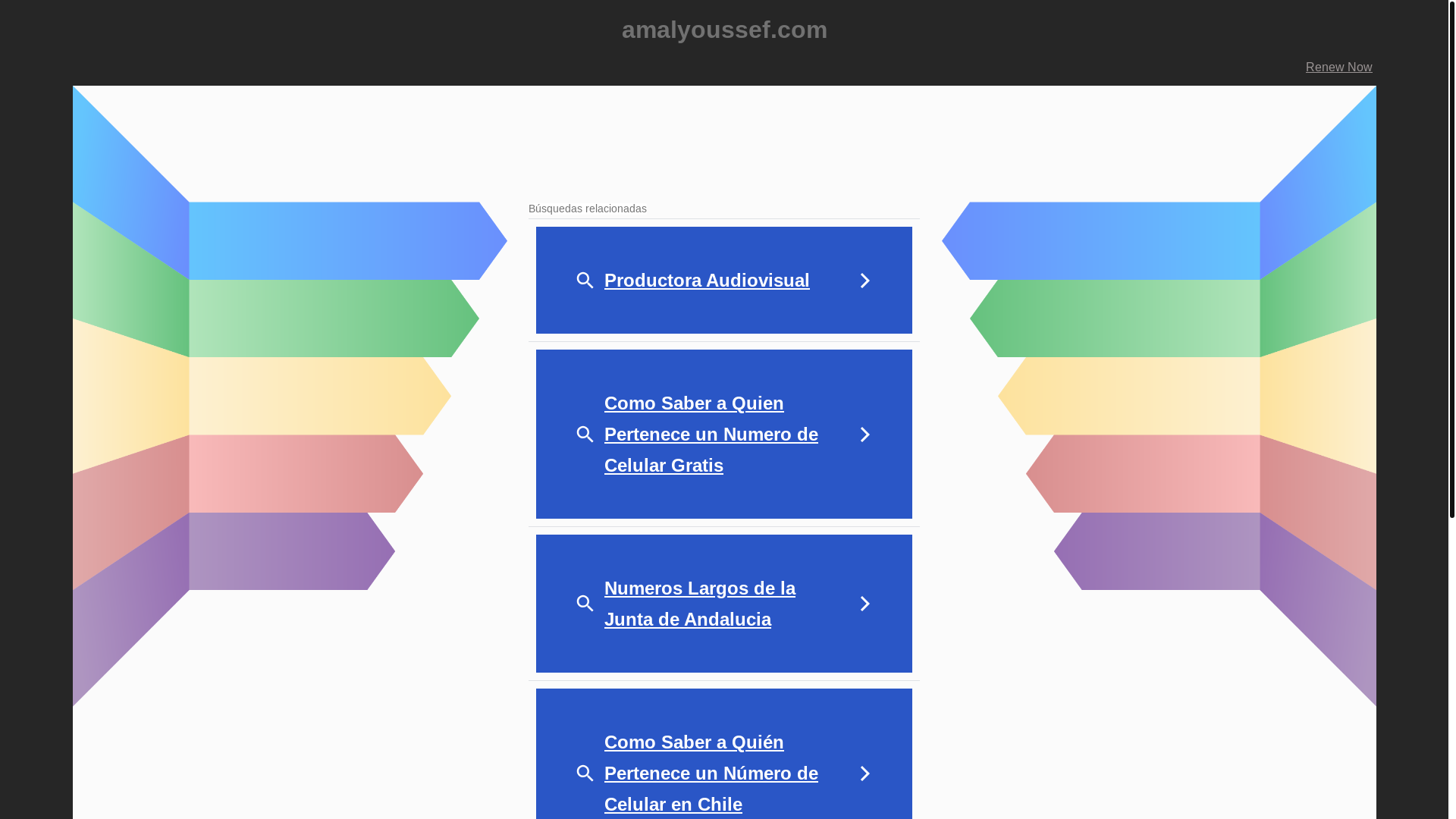 website screenshot of https://amalyoussef.net/