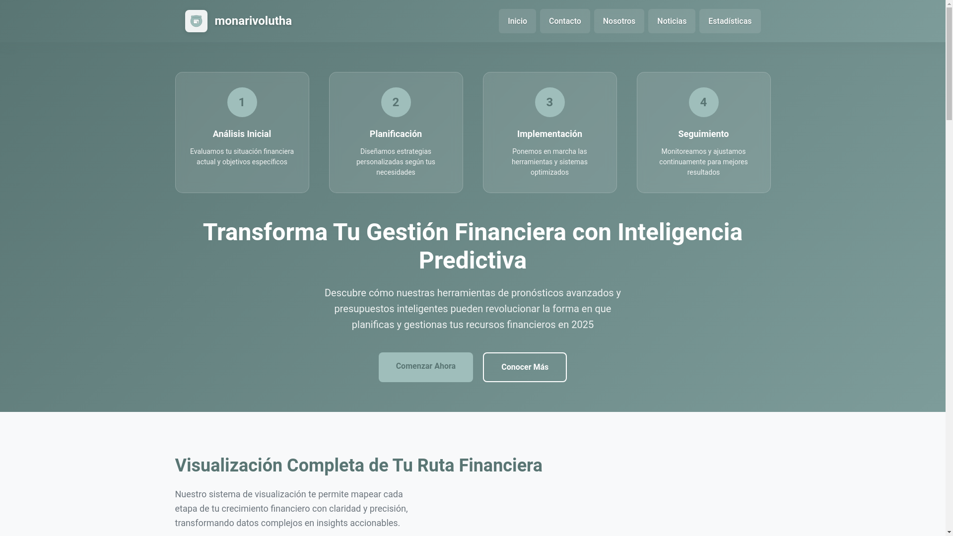 website screenshot of https://monarivolutha.com/