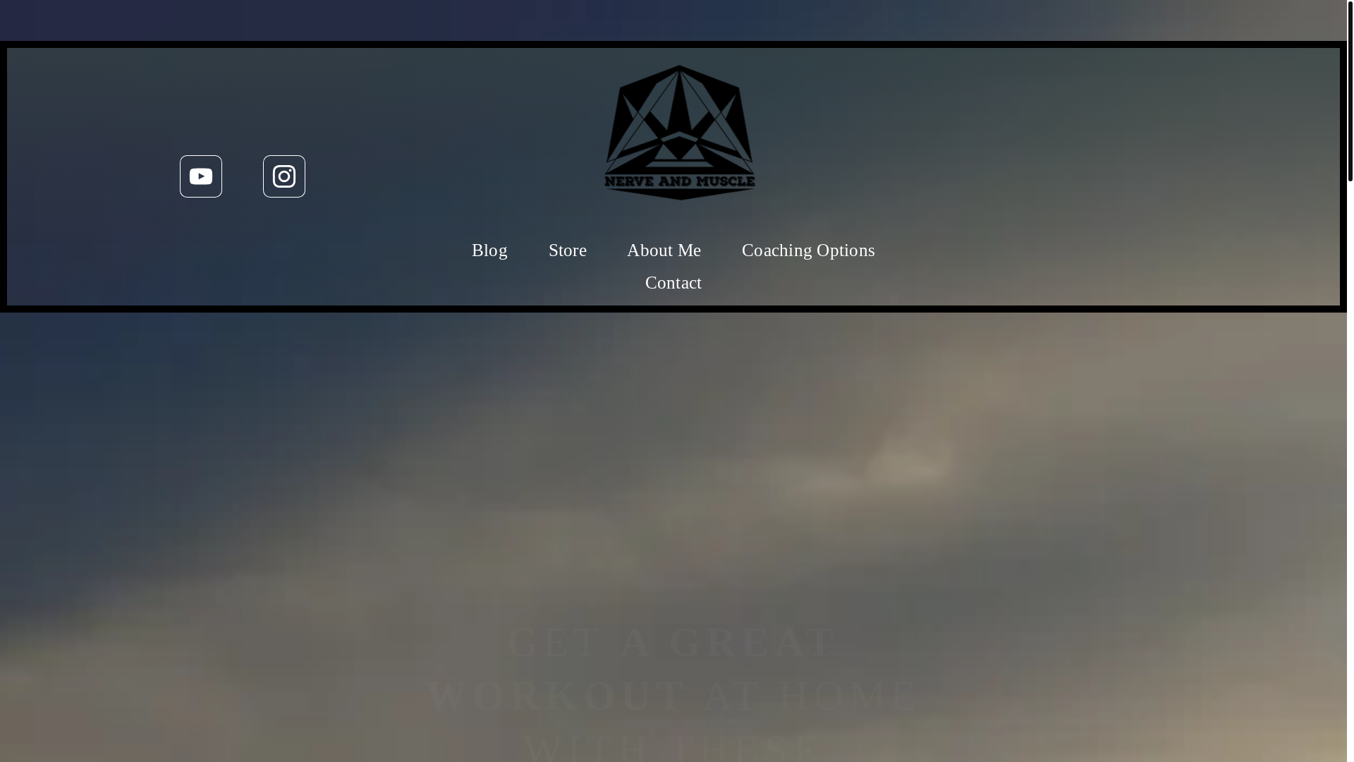 website screenshot of https://nervemusclefitness.com/